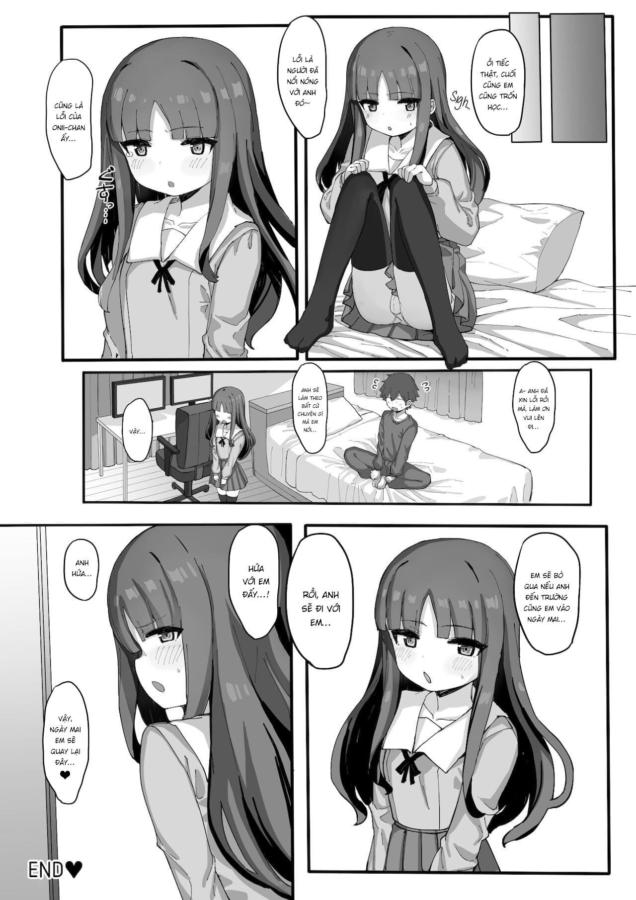 Đọc truyện hentai Imouto ni Ashikoki Sareta node, Shikaeshi Oshioki Ecchi - Oneshot