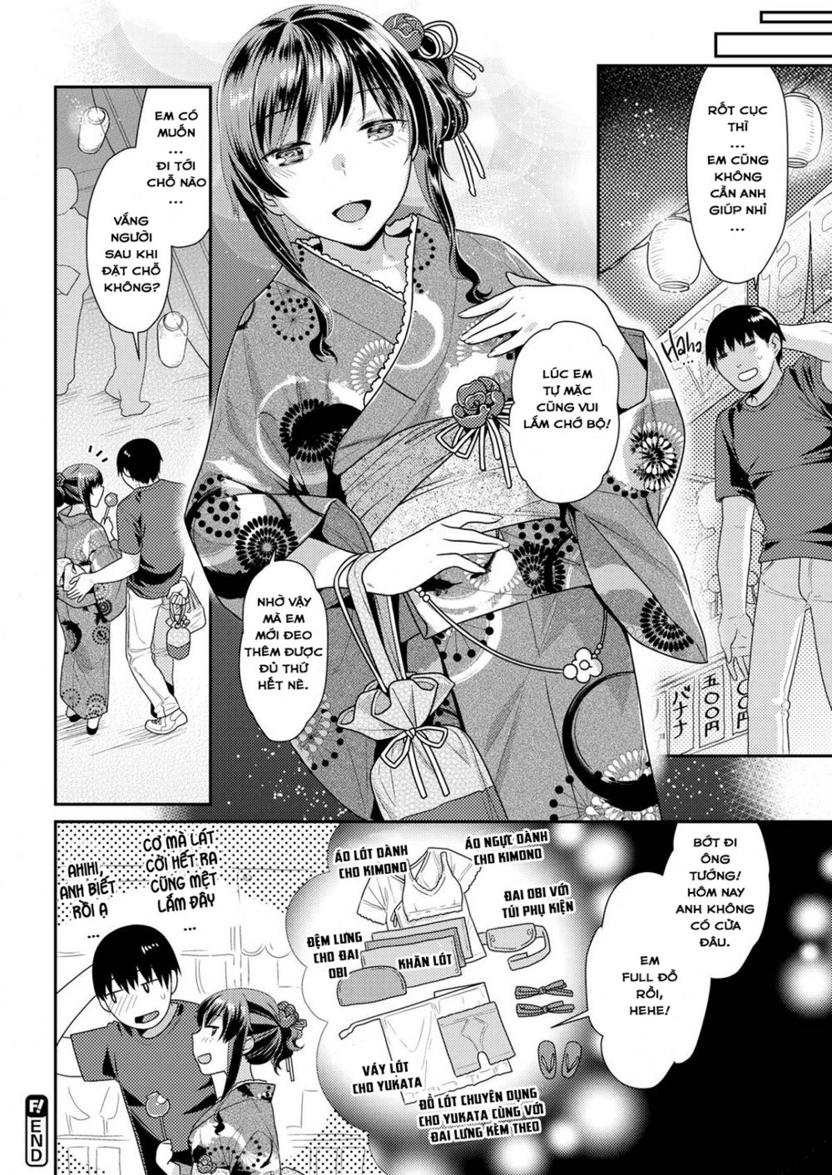 Đọc truyện hentai Ý Trời Bảo Anh Mặc Yukata Cho Em! - Oneshot