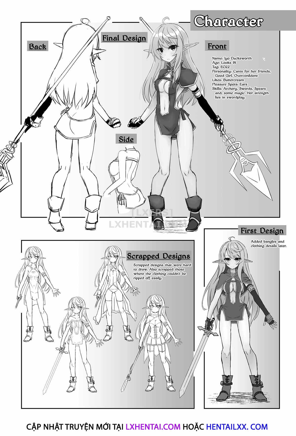 Đọc truyện hentai Nàng Elf chạy trốn - Chap 1