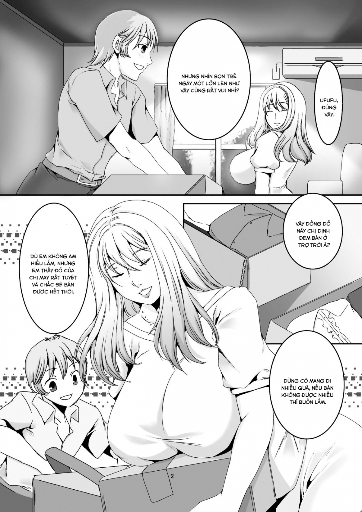 Đọc truyện hentai Oku-sama wa Moto Yariman - Chap 4