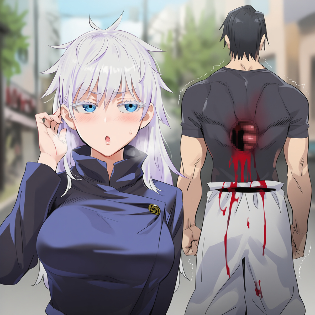 Đọc truyện hentai Tuyển tập Albums Art hentai - Chap 676 - Gojou Satoru Vs Fushiguro Touji