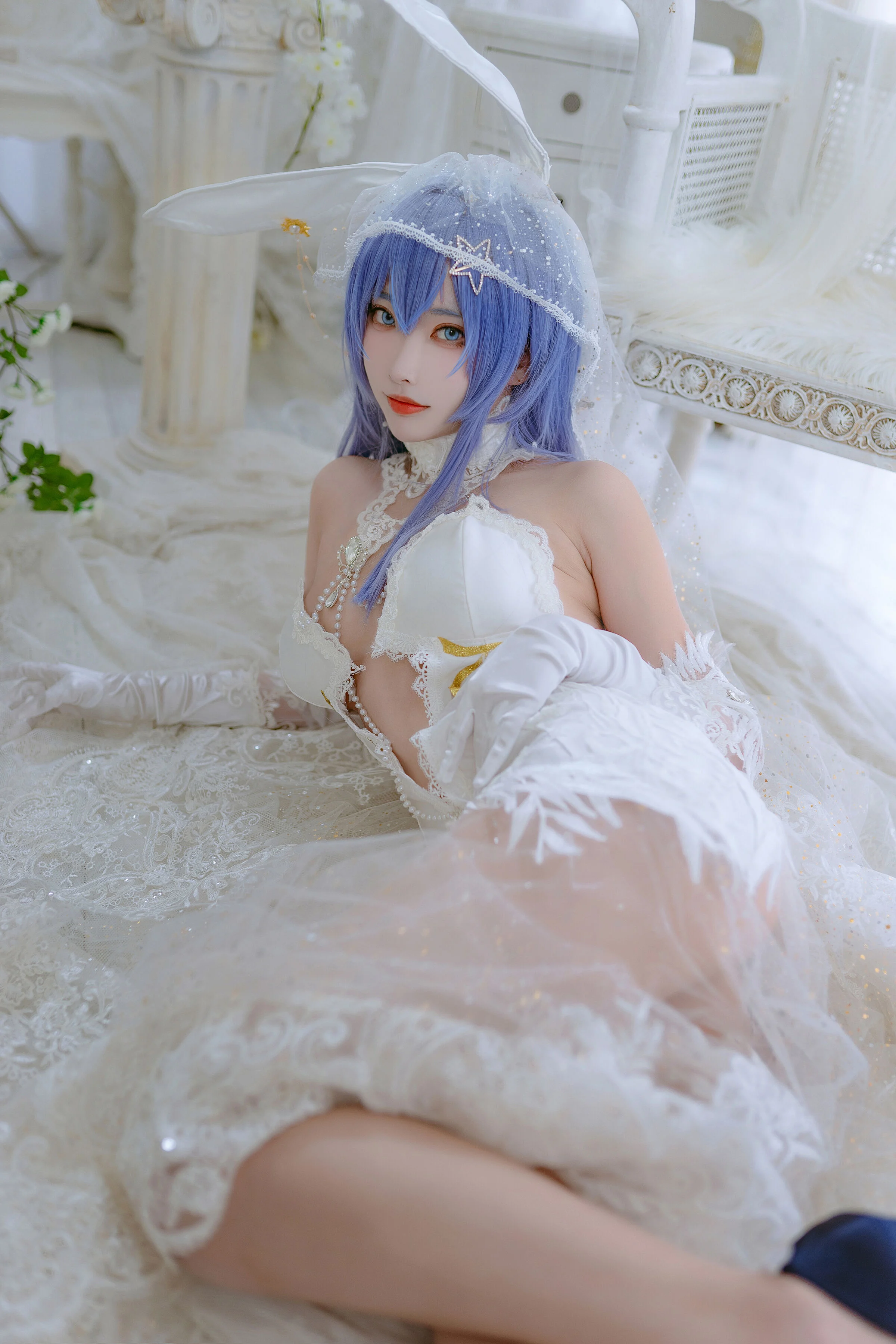Đọc truyện hentai Tuyển tập Albums siêu phẩm Cosplay - Chap 515 - Sakura Miyamoto Flower Garden Bride
