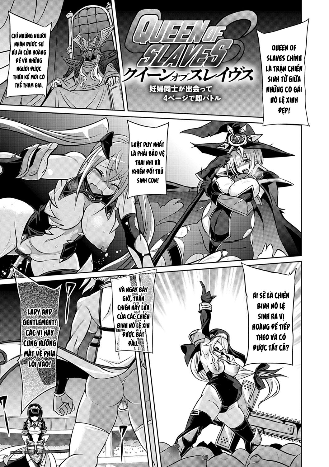 Đọc truyện hentai Nữ hoàng nô lệ Dash Ninja và Puniana gặp nhau và cuối cùng mang thai - Chap 2