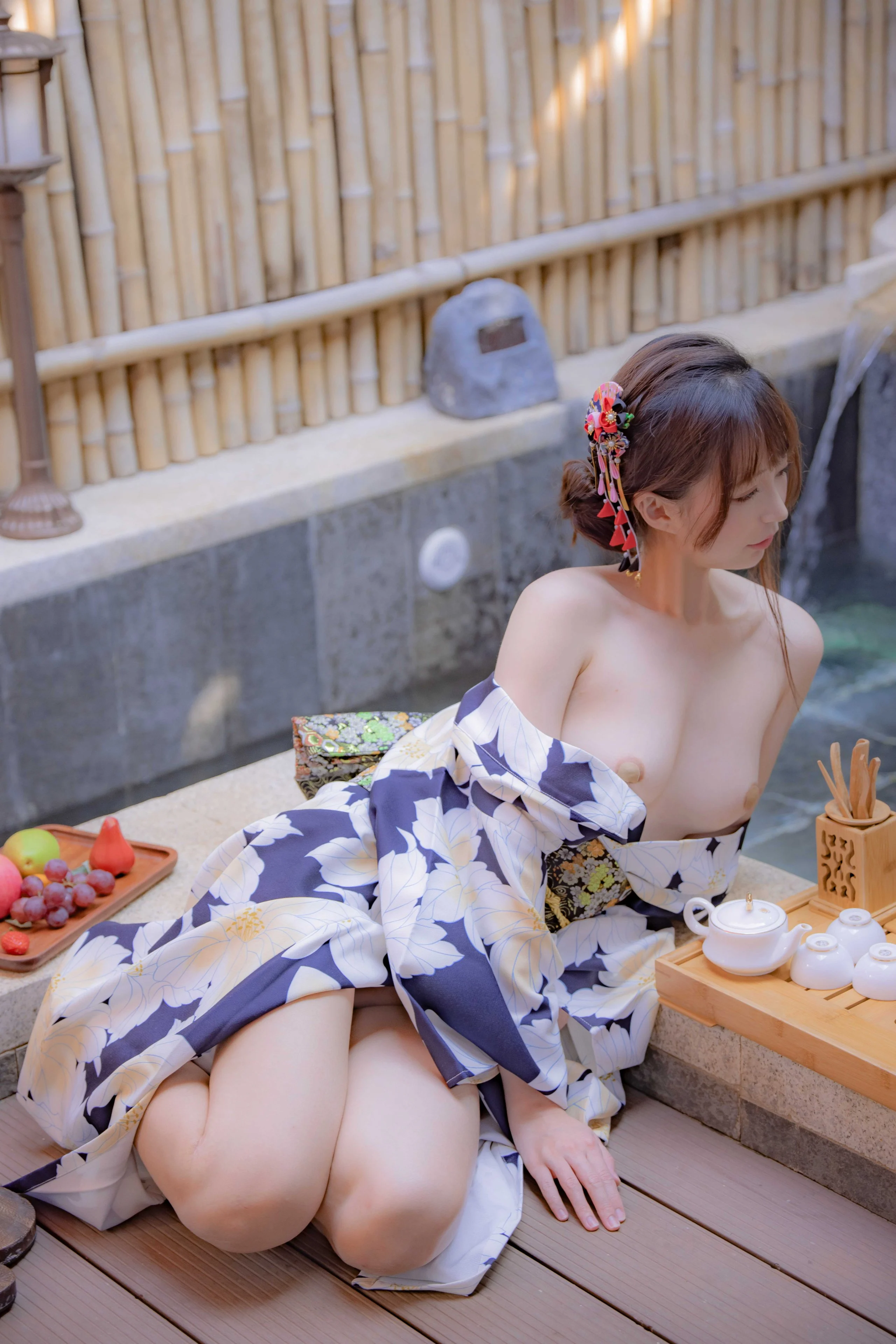 Đọc truyện hentai Tuyển tập Albums siêu phẩm Cosplay - Chap 547 - [Nagisa Monster Meow] Hot Spring