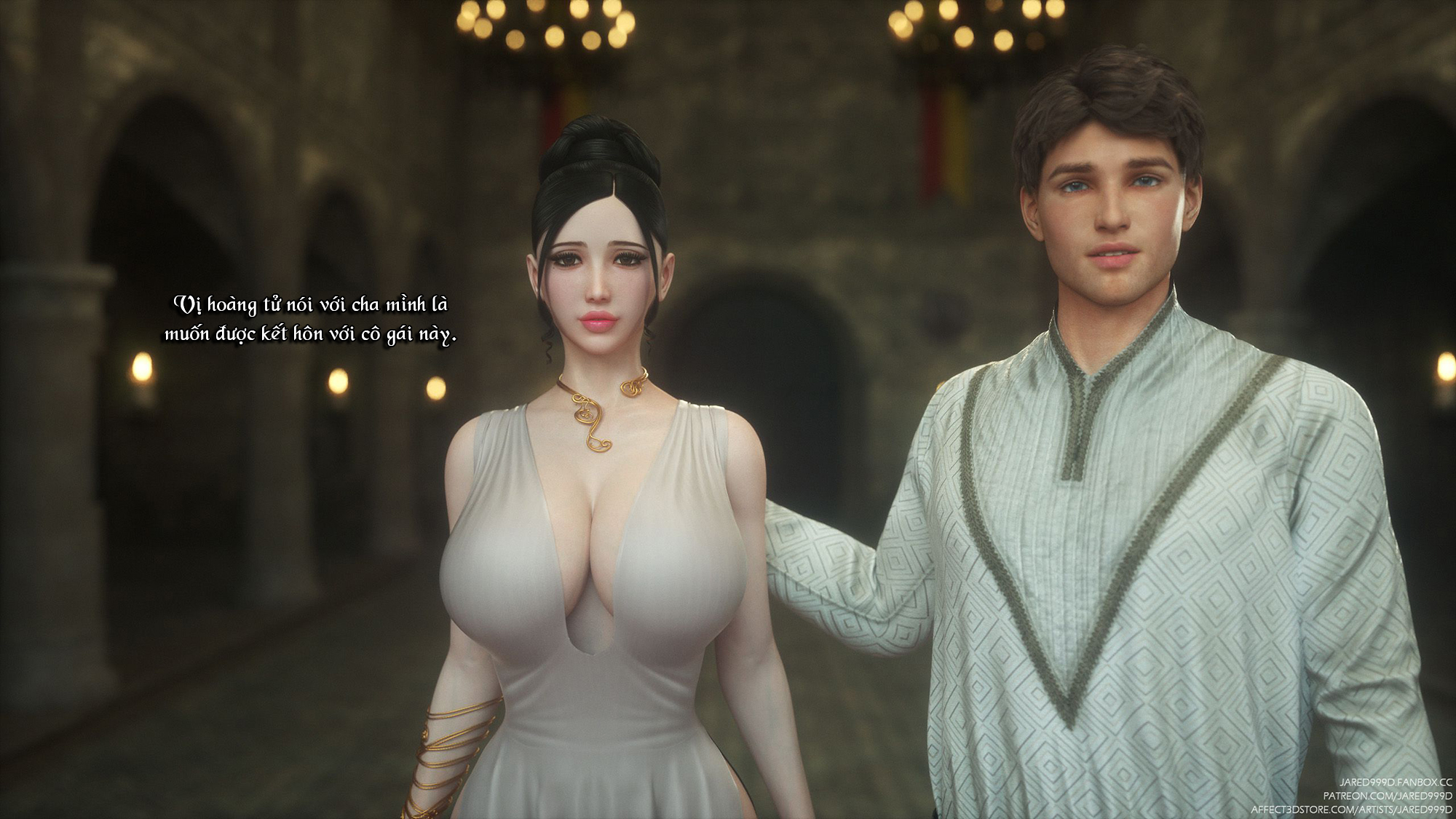 Đọc truyện hentai Fallen Lady - Vol 1 - Chap 3: Em phải là hoàng hậu của ta.