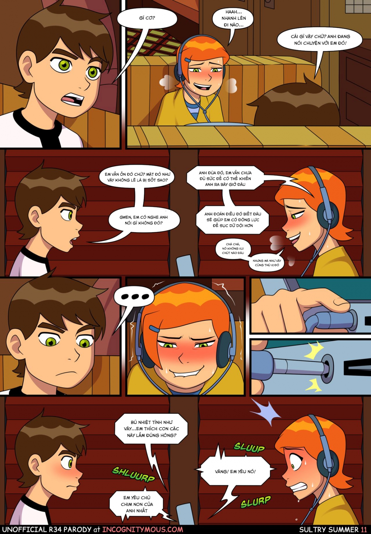 Đọc truyện hentai Mùa hè oi bức (Ben 10) - Chap 1