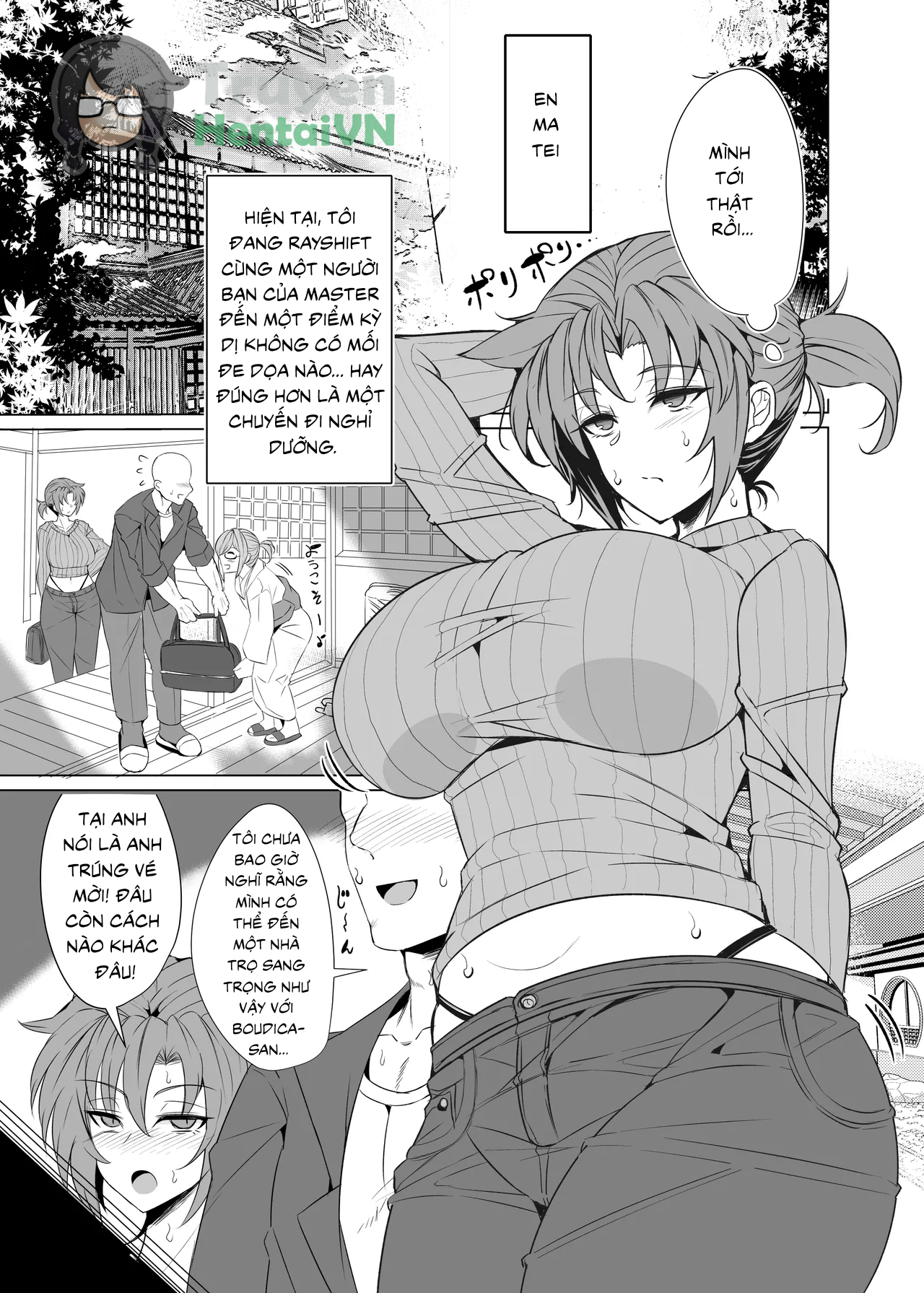 Đọc truyện hentai Boudica Mama to Yukemuri Ecchi (Fate/Grand Order) - Oneshot