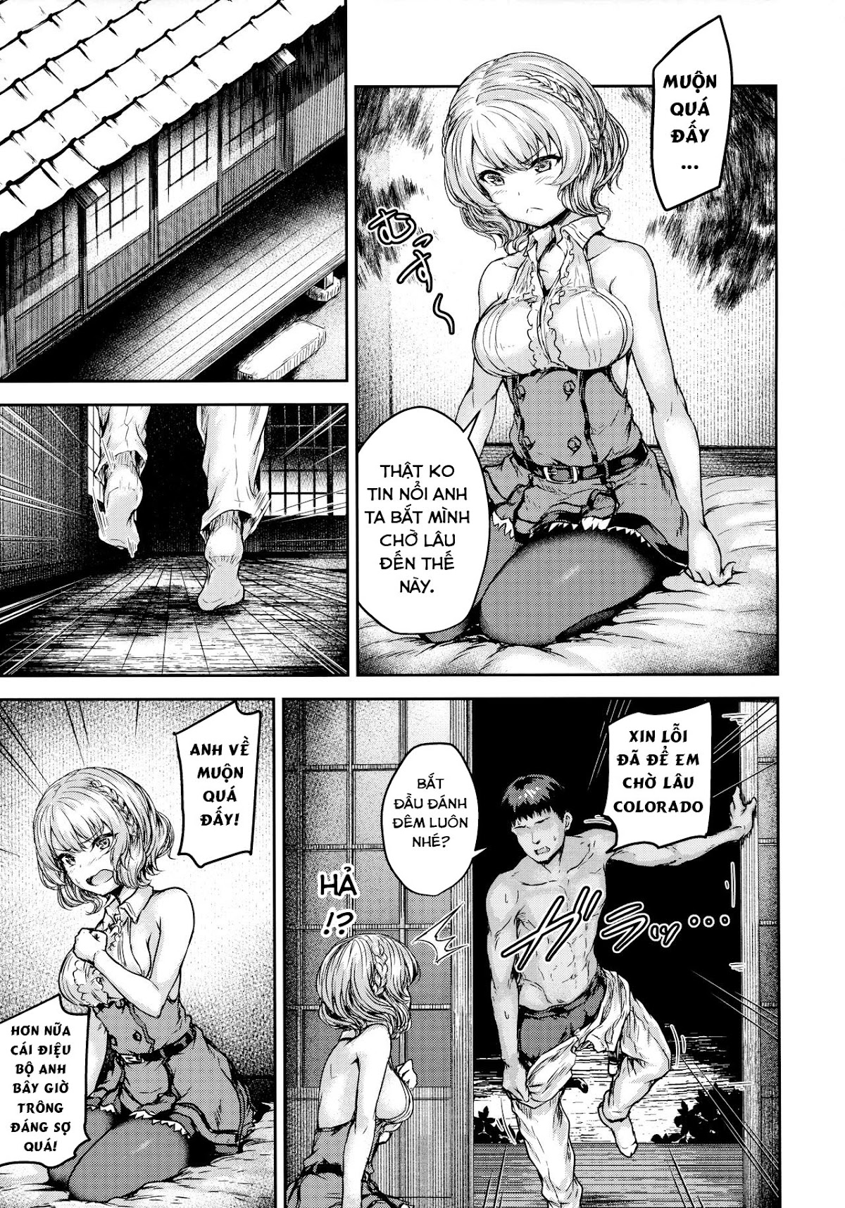 Đọc truyện hentai Shikoshiko Colorado to Yasen Suru Hon (Kantai Collection) - Oneshot