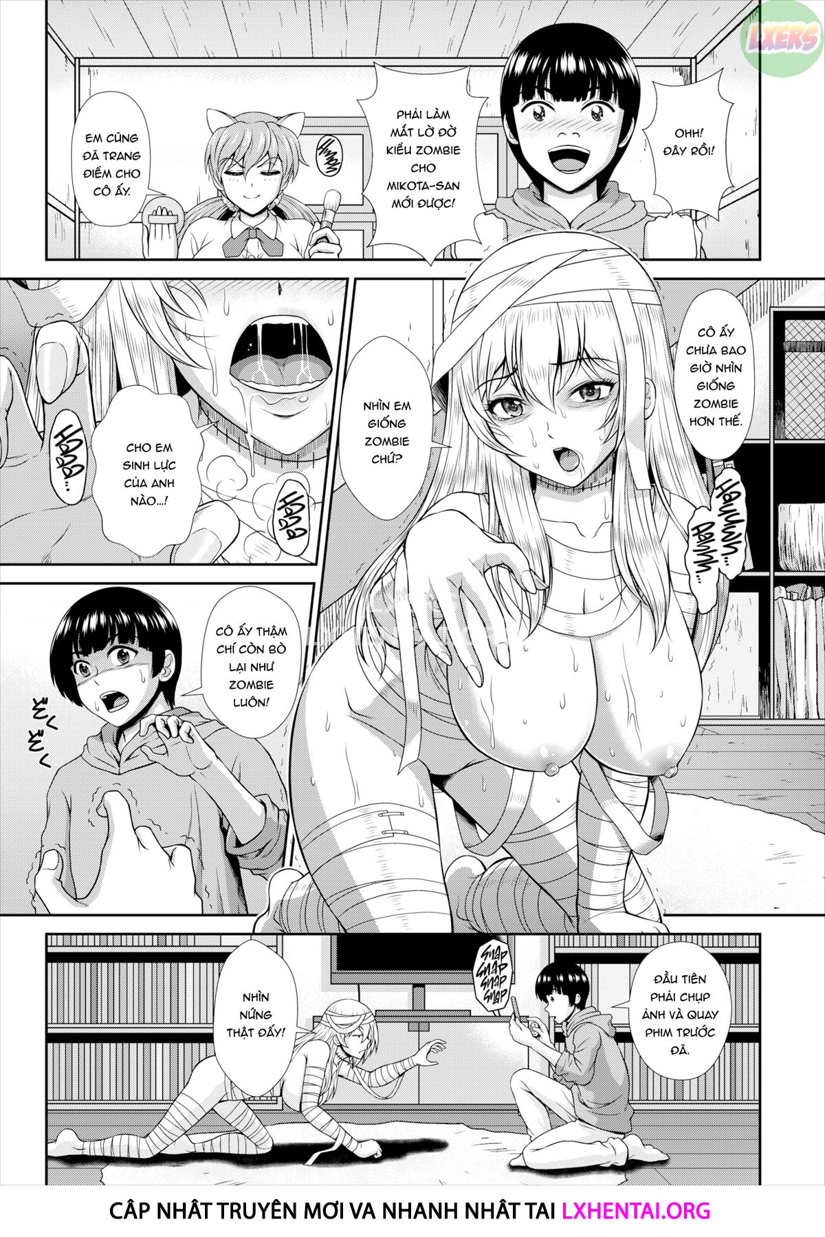 Đọc truyện hentai Cách để duy trì sự sống cho một cô gái Zombie - Chap 7