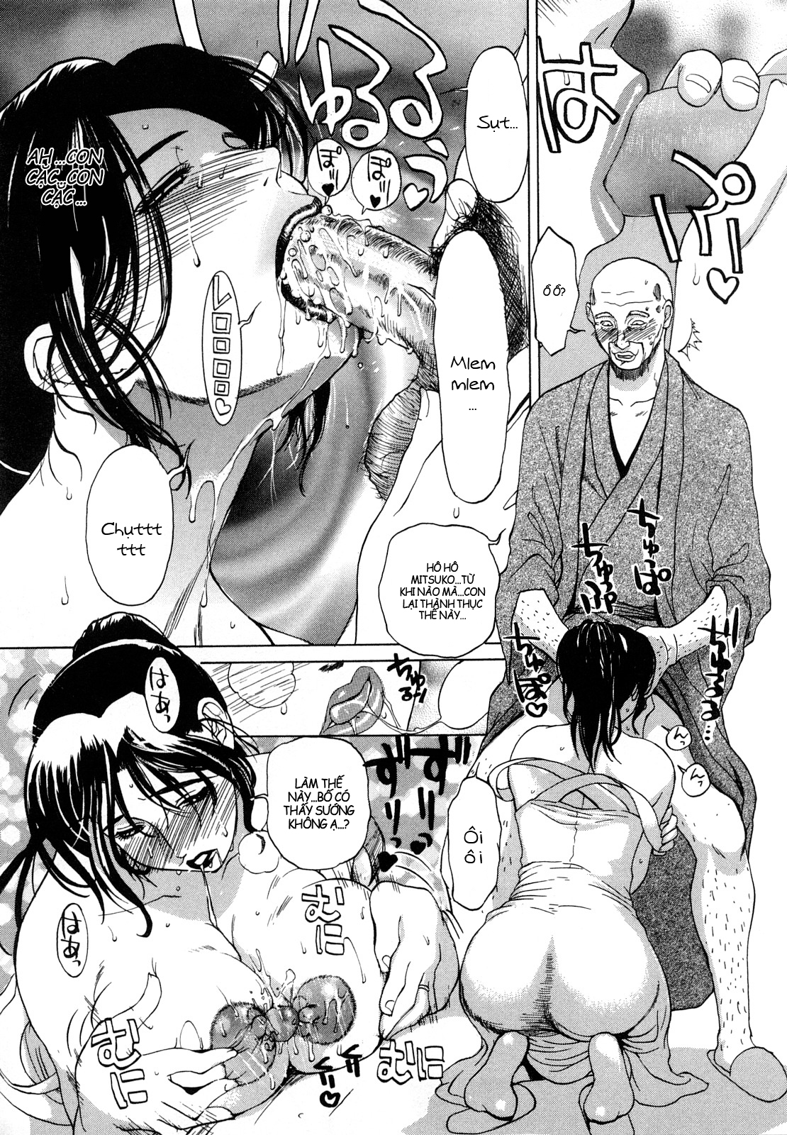 Đọc truyện hentai Cô dâu dâm đãng của nhà Takayanagike - Chap 3