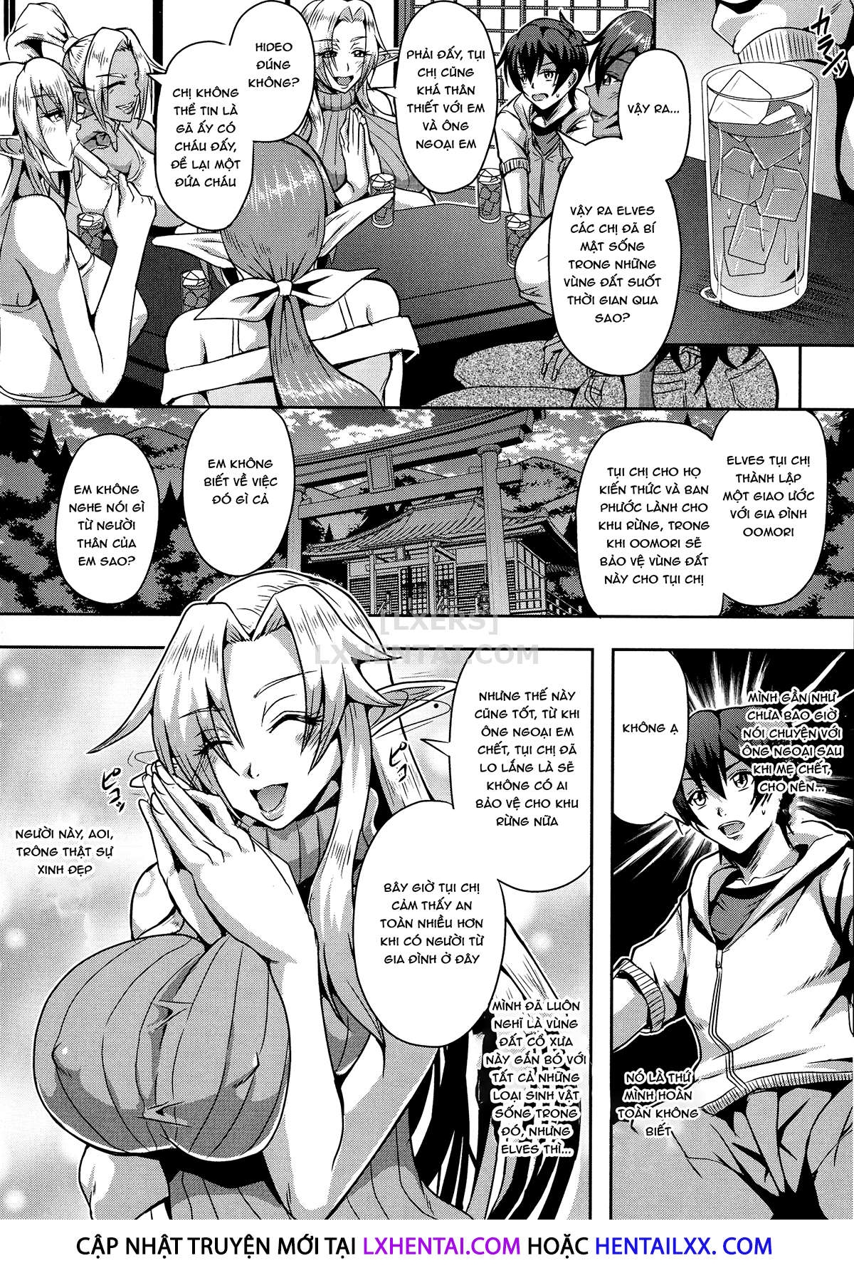 Đọc truyện hentai Elf Harem Story - Chap 1