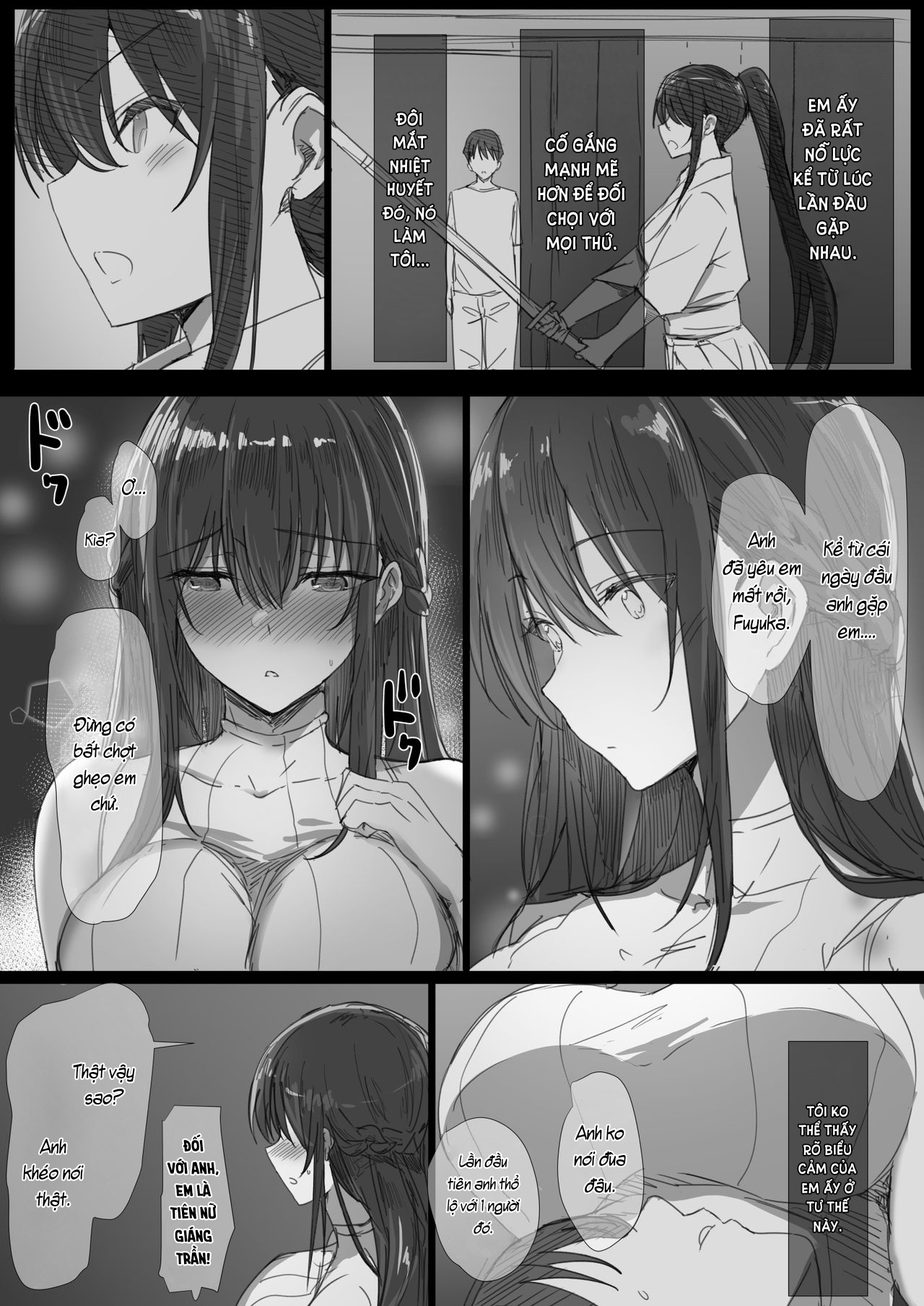 Đọc truyện hentai Ki ga Tsuyoi Seiso na Hitozuma Reijou ga Netorareru made no Ichibu Shijuu - Chap 1: Ngày em và anh làm vợ chồng.