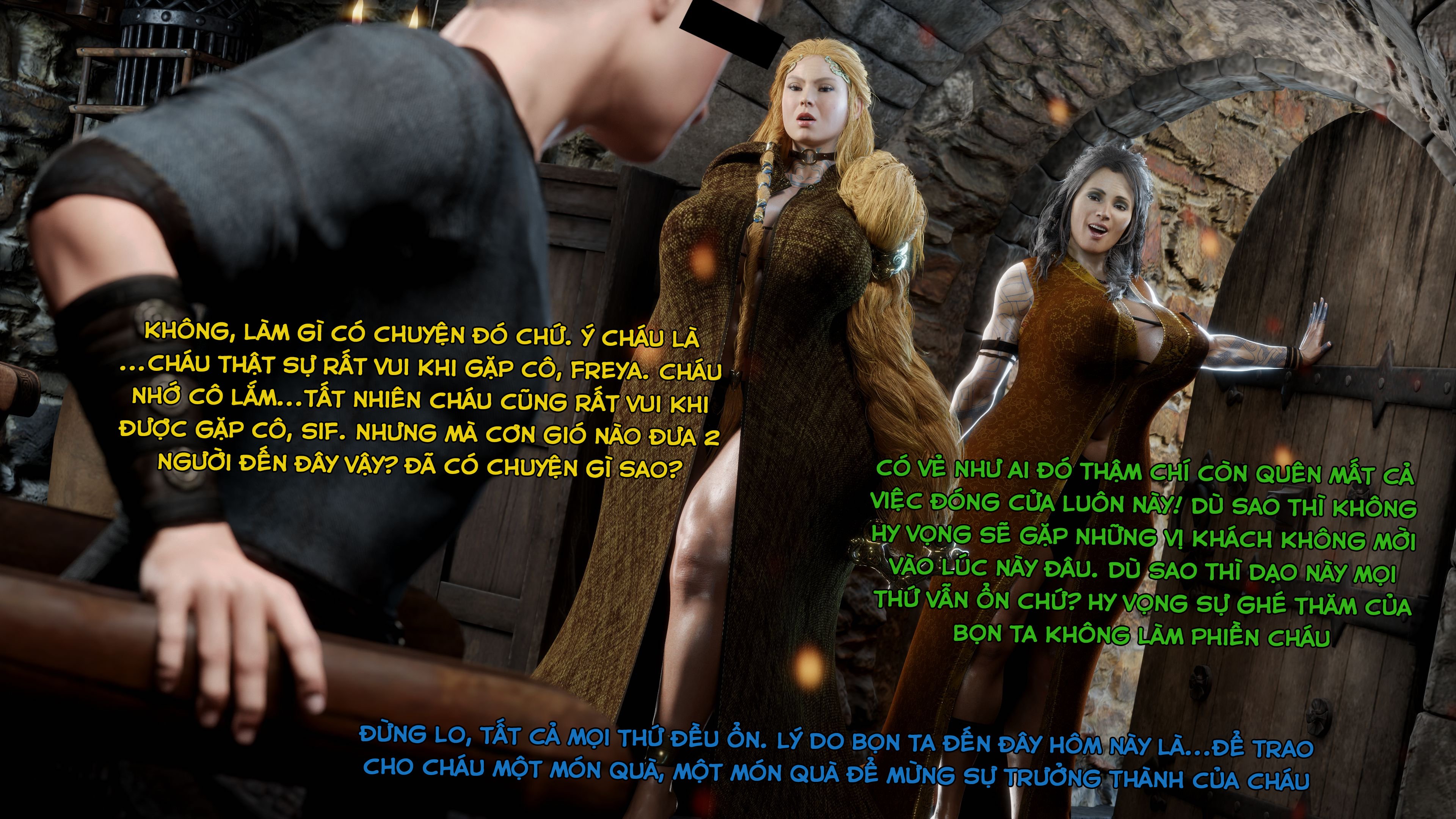 Đọc truyện hentai Sif - Freya (Thần chiến tranh) - Oneshot