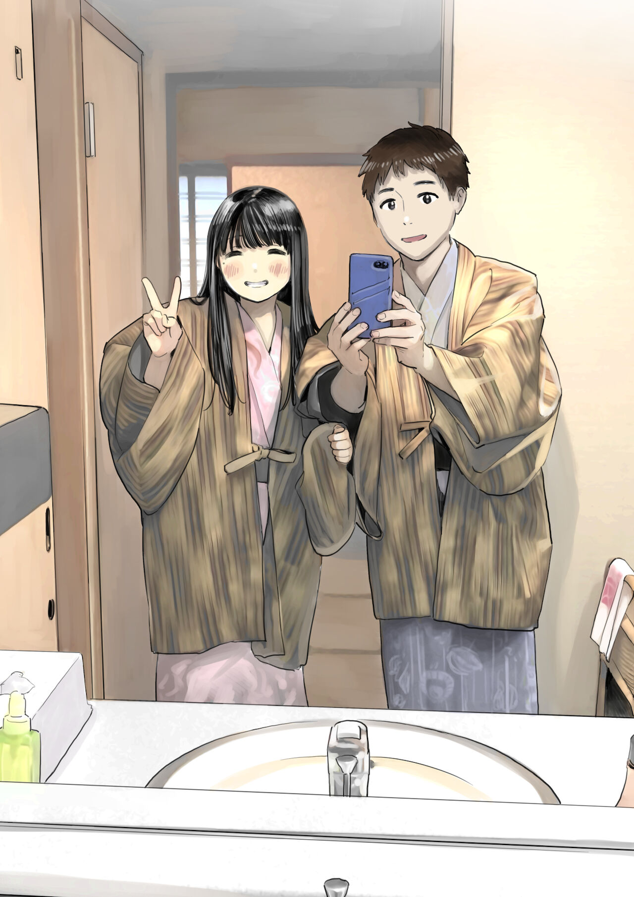 Đọc truyện hentai Phát hiện sừng khi xem trộm điện thoại bạn gái (Phần 2) - Chap 1: Quay đầu là bờ