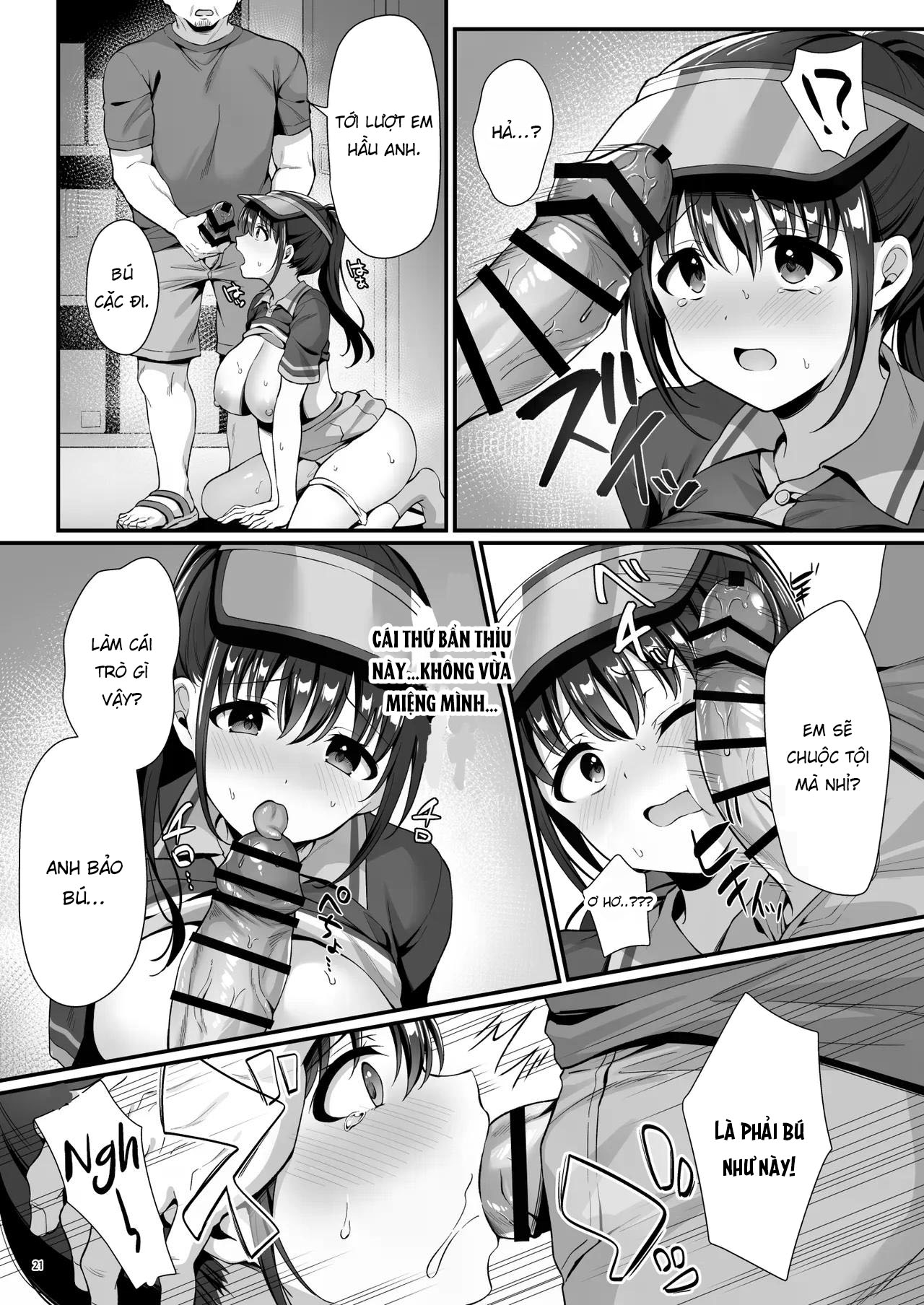 Đọc truyện hentai Watashi, Nusundemasen! Beer Garden no Uriko Baito ni Kita Dake Nanoni… - Oneshot