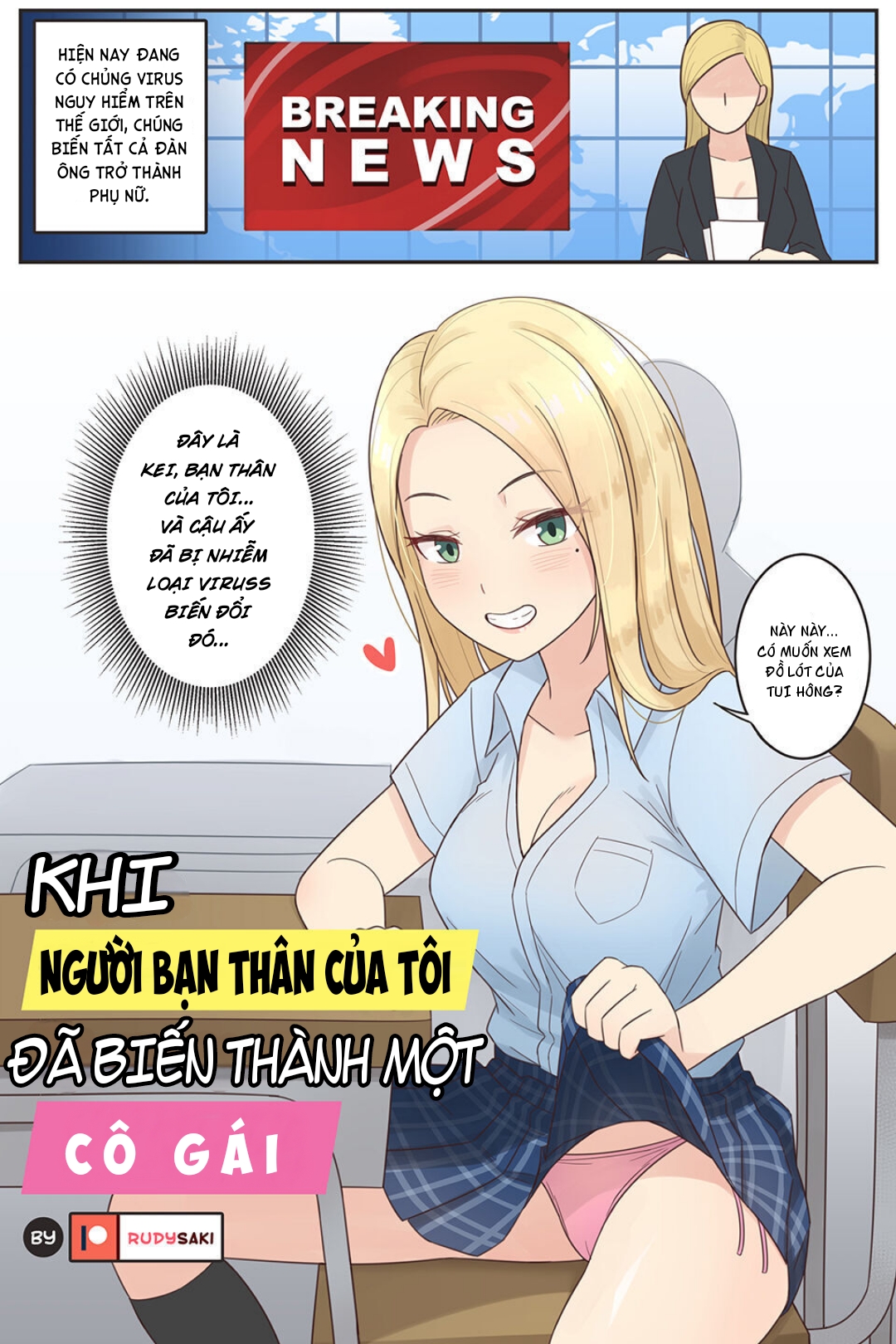 Đọc truyện hentai Khi người bạn biến thái của tôi trở thành con gái. - Oneshot