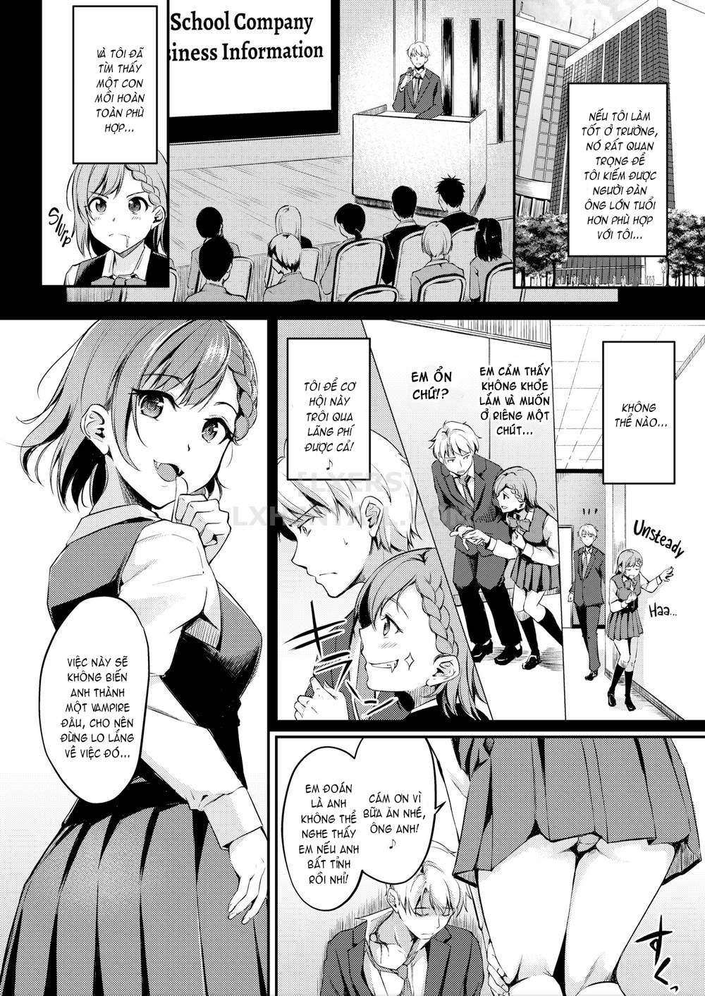 Đọc truyện hentai Midara Switch - Sensual Switch - Chap 3 - Thirsty For Work ~A Certain Vampires Job Hunt~