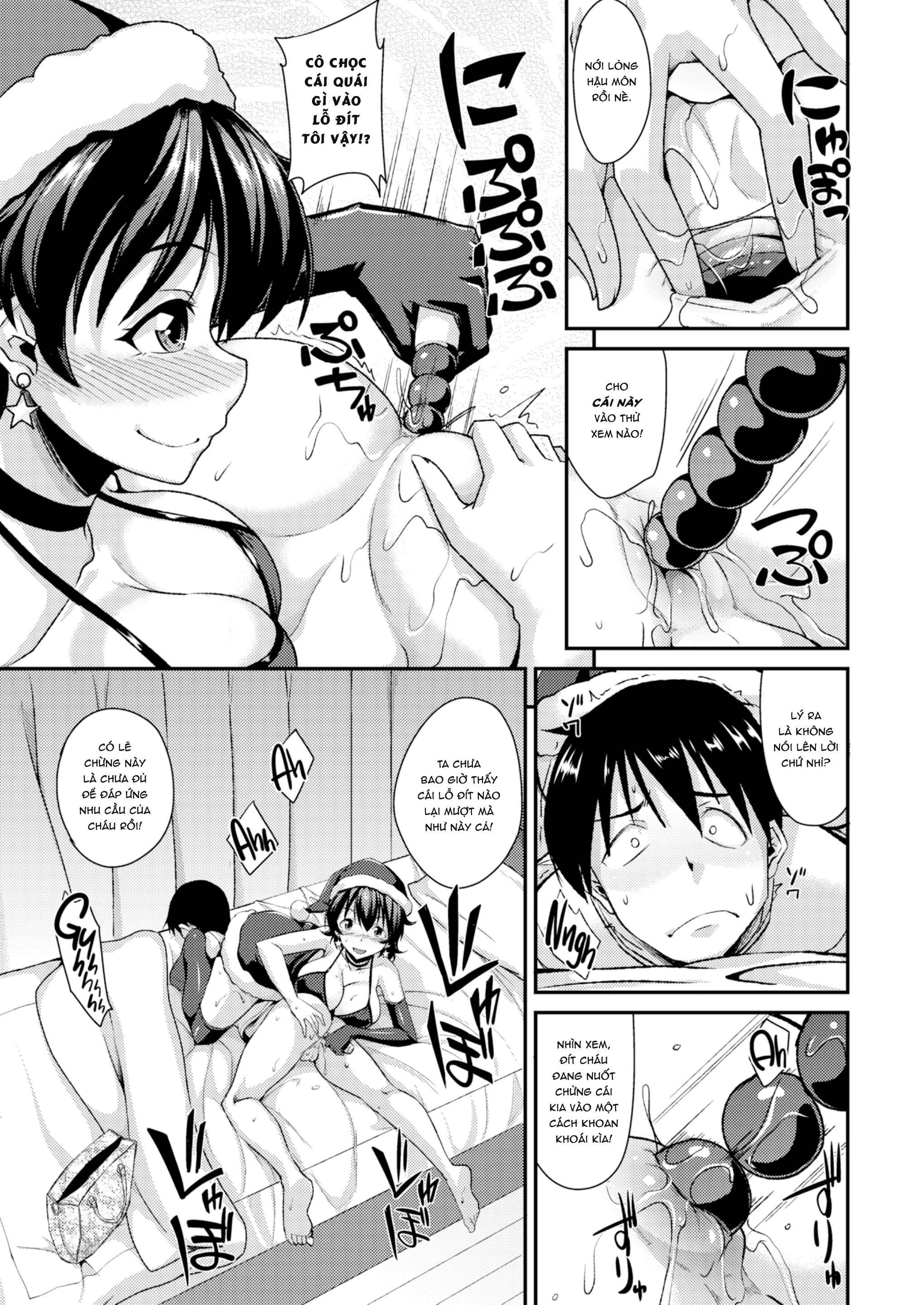 Đọc truyện hentai Bà già Noel trèo cửa sổ - Oneshot