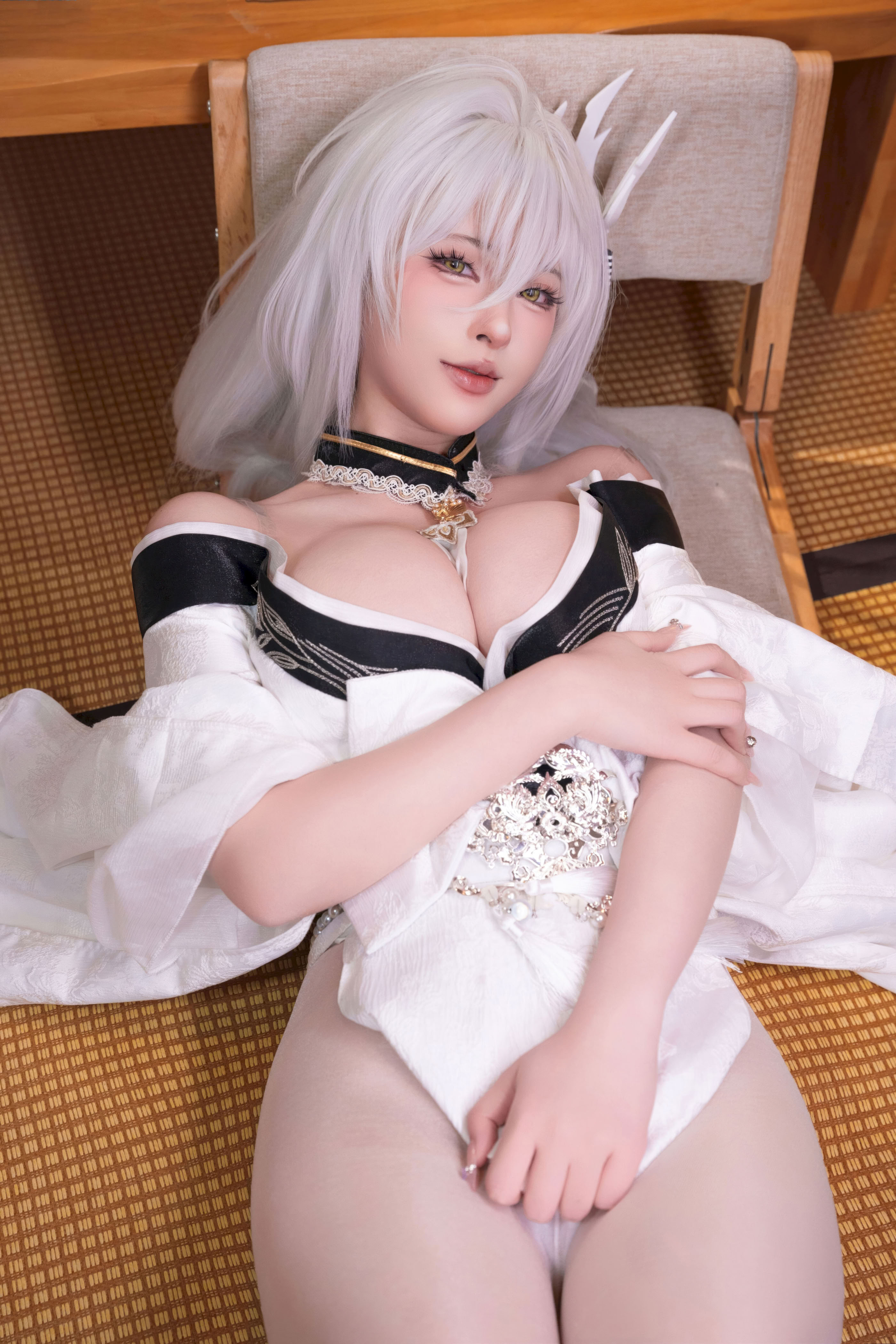 Đọc truyện hentai Tuyển tập Albums siêu phẩm Cosplay - Chap 1429 - Yuno Shimizu - Azur Lane Hakuhou Kimono