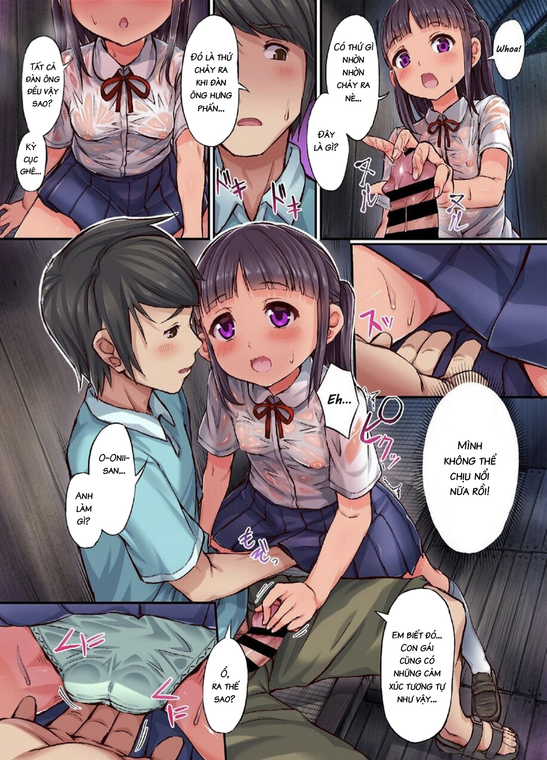 Đọc truyện hentai Let's Play with a Country Girl: Wet and See-Through Rain Shelter Edition - Oneshot