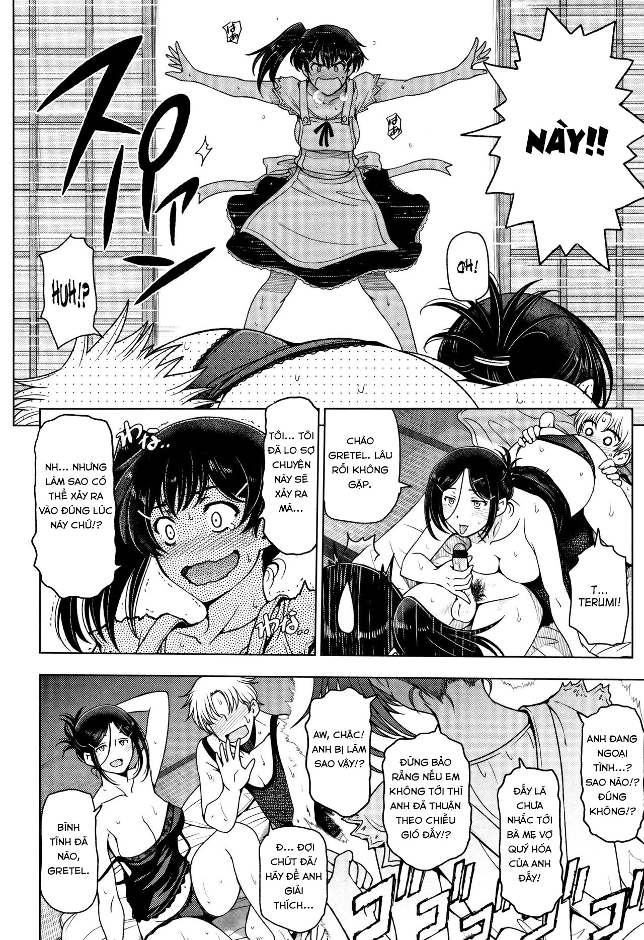 Đọc truyện hentai Natsu-jiru ~Ase ni Mamirete Gucchagucha - Chap 7