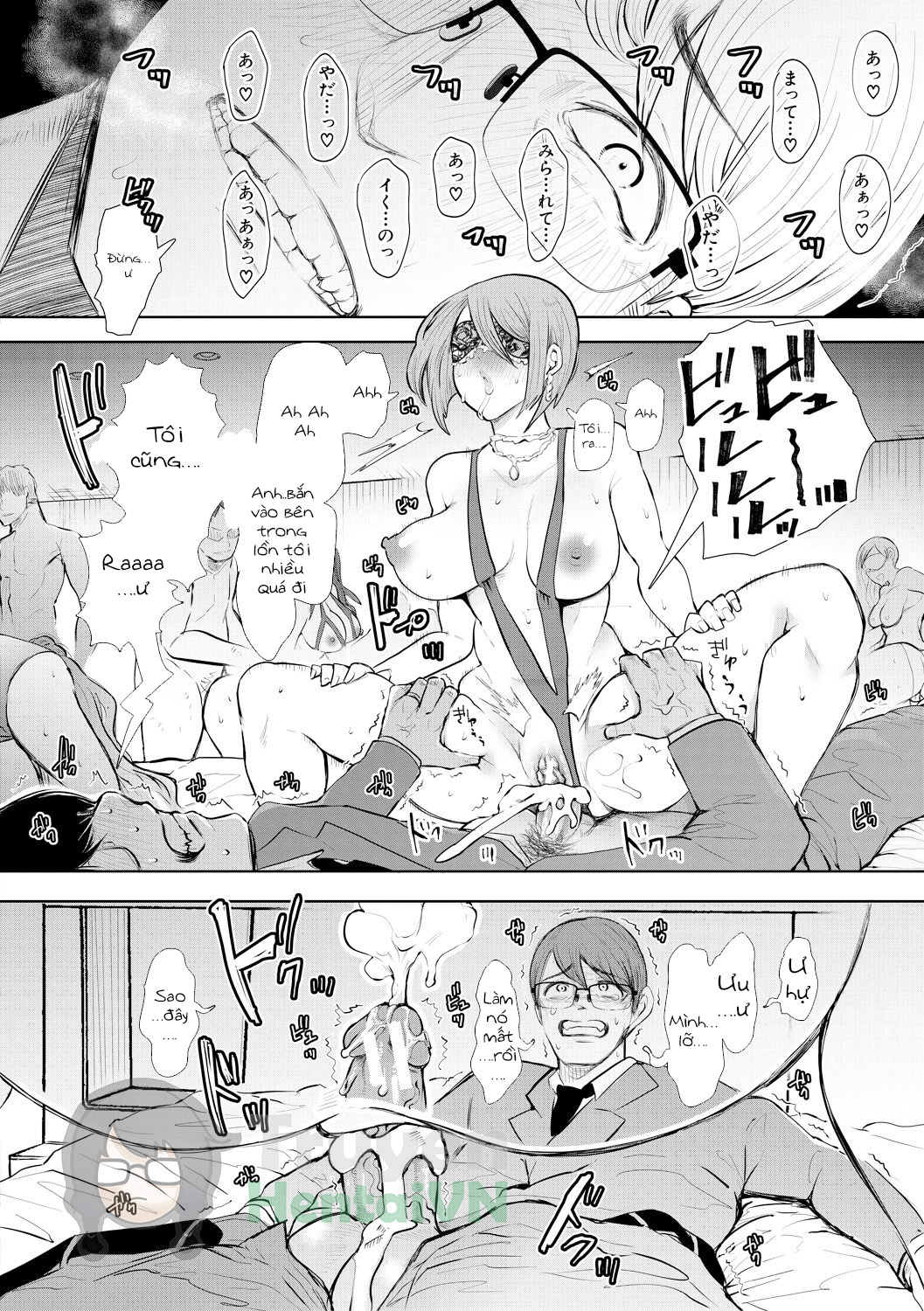 Đọc truyện hentai Netorareta Hitozuma [JP] - Chap 2