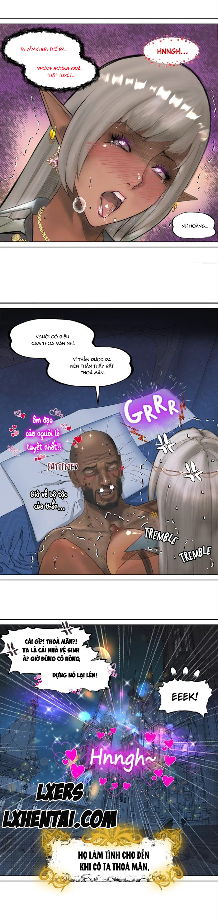 Đọc truyện hentai Nữ Hoàng Dark Elf Và Nô Lệ Orc - Chap 2