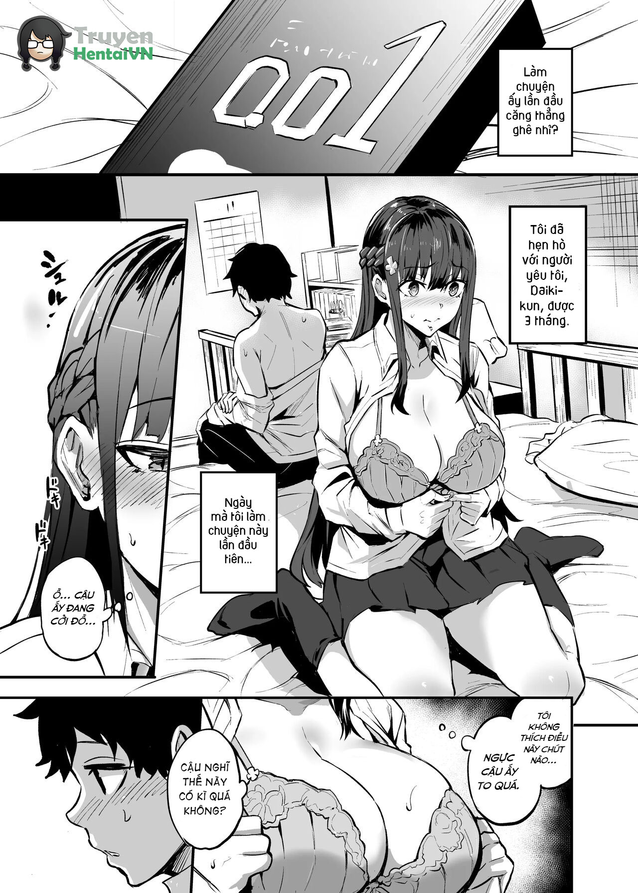 Đọc truyện hentai Kanojo ga Gaikokujin ni Netorareru Manga Ouchi Fuck Hen - chap 1