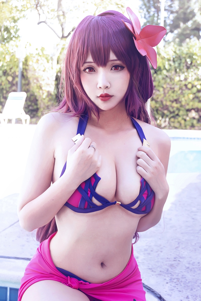 Đọc truyện hentai Tuyển tập Albums siêu phẩm Cosplay - Chap 890 - Hana Bunny – Scathach