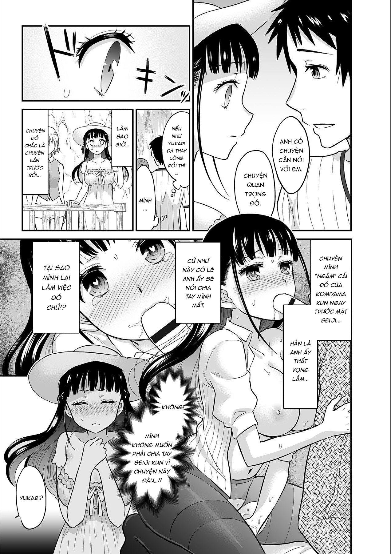 Đọc truyện hentai Anh ta không thể làm em thỏa mãn vậy thì anh có làm được không? - Chap 4