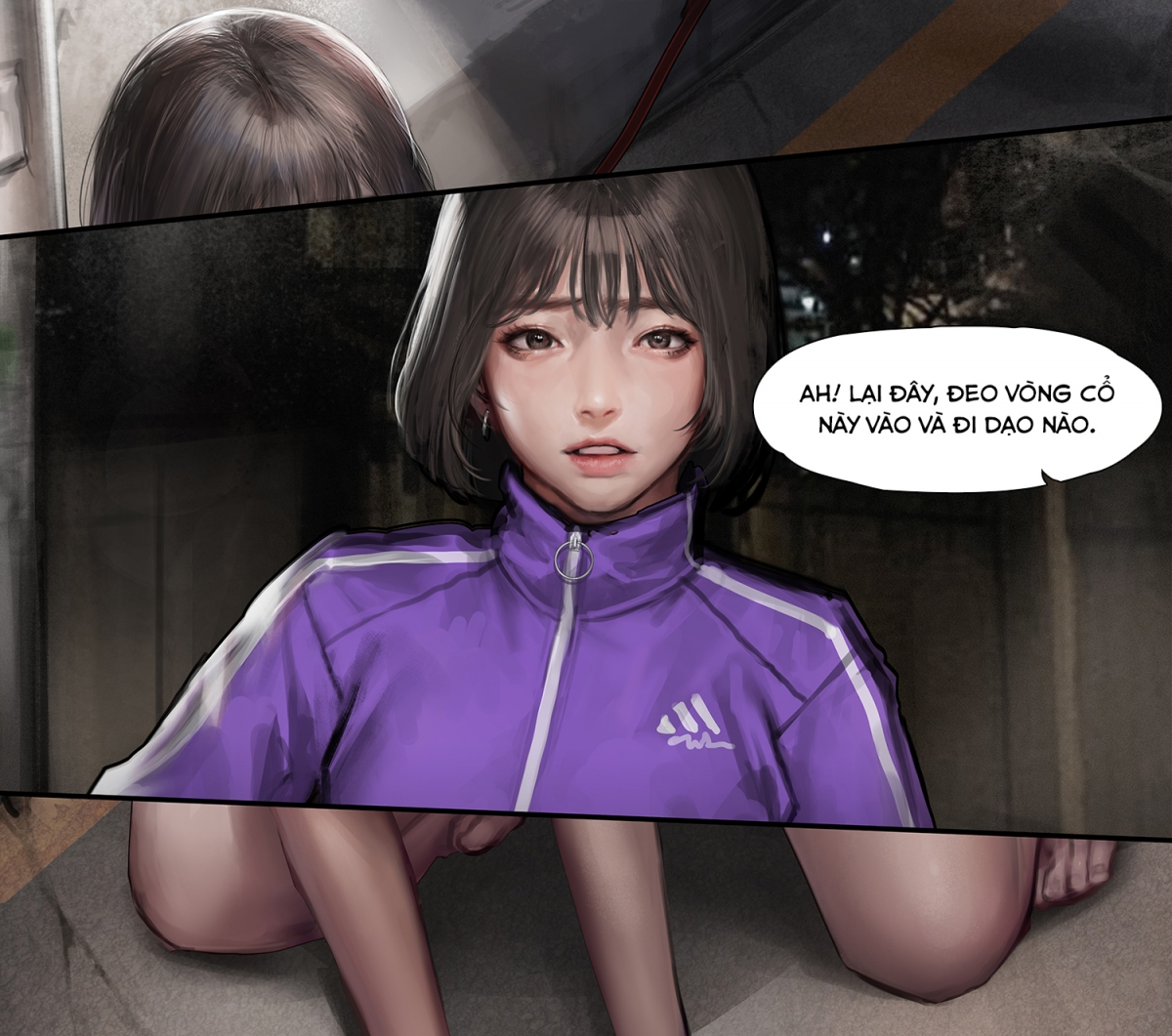 Đọc truyện hentai HypnoJK (Hypnosis Education) - Chap 4: Ngoài đường