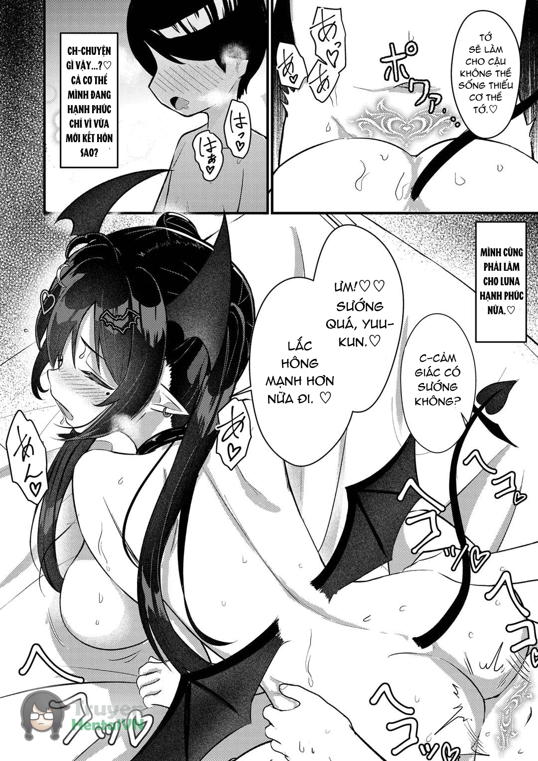 Đọc truyện hentai Hinekure Doutei ga Off-kai Ittara Succubus ni Ochinchin Propose Shichatta Hanashi - Oneshot