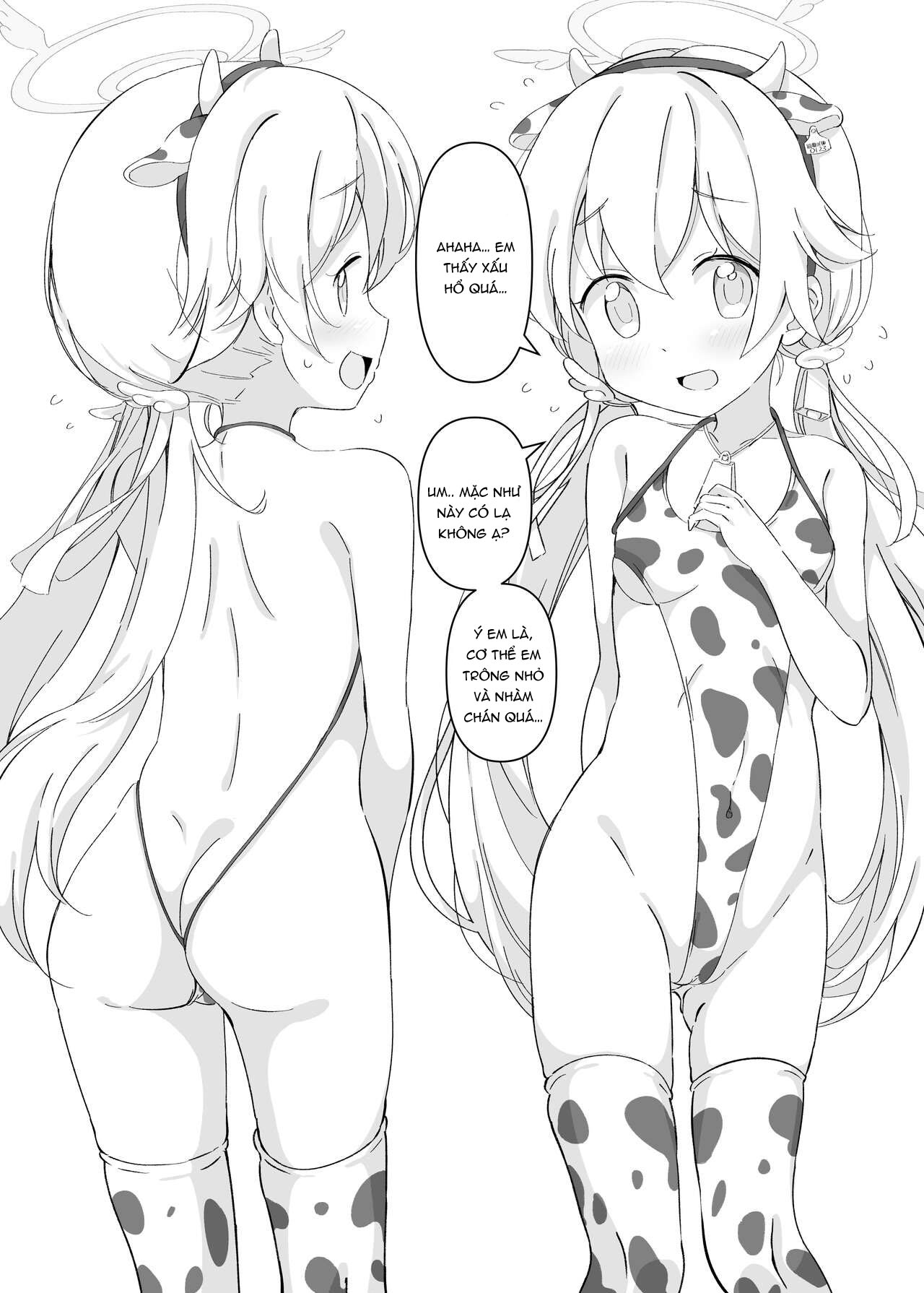 Đọc truyện hentai Ngành Công Nghiệp Sữa Của Blue Archive - Oneshot