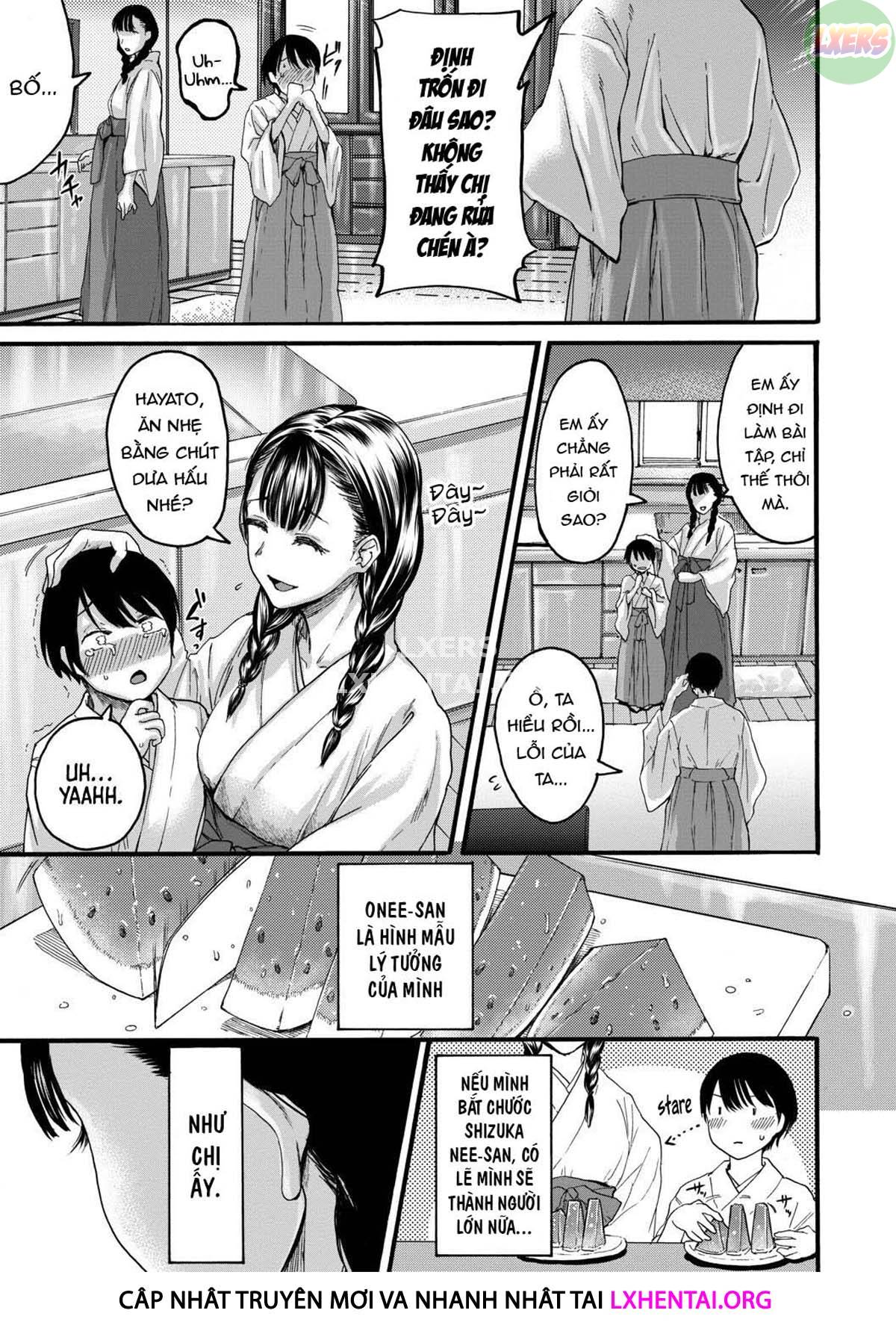 Đọc truyện hentai Cái lỗ thân mật của chị gái và anh trai - Chap 4