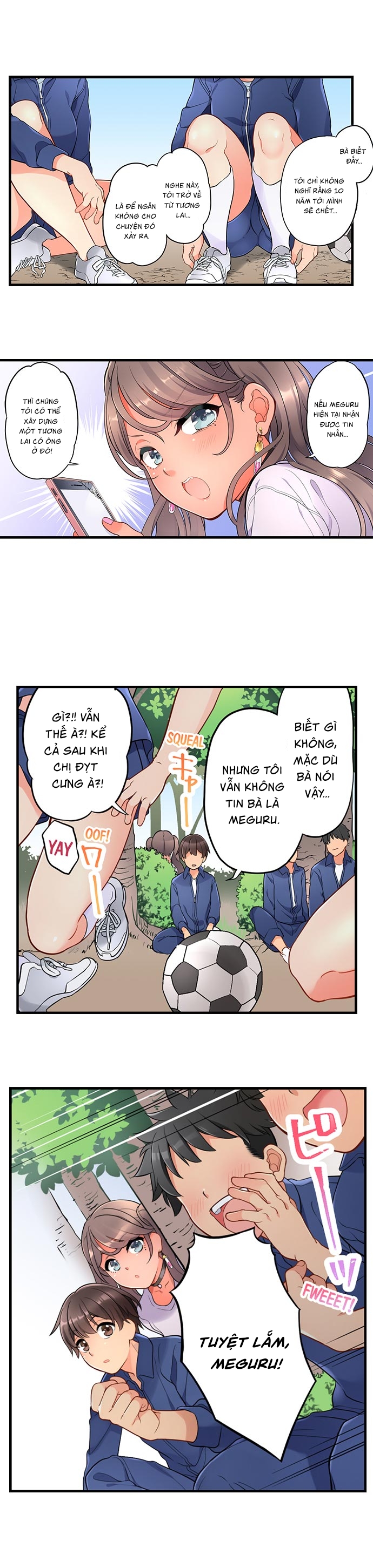 Đọc truyện hentai Bạn tôi trở về từ tương lai và mần tôi! - Chap 4