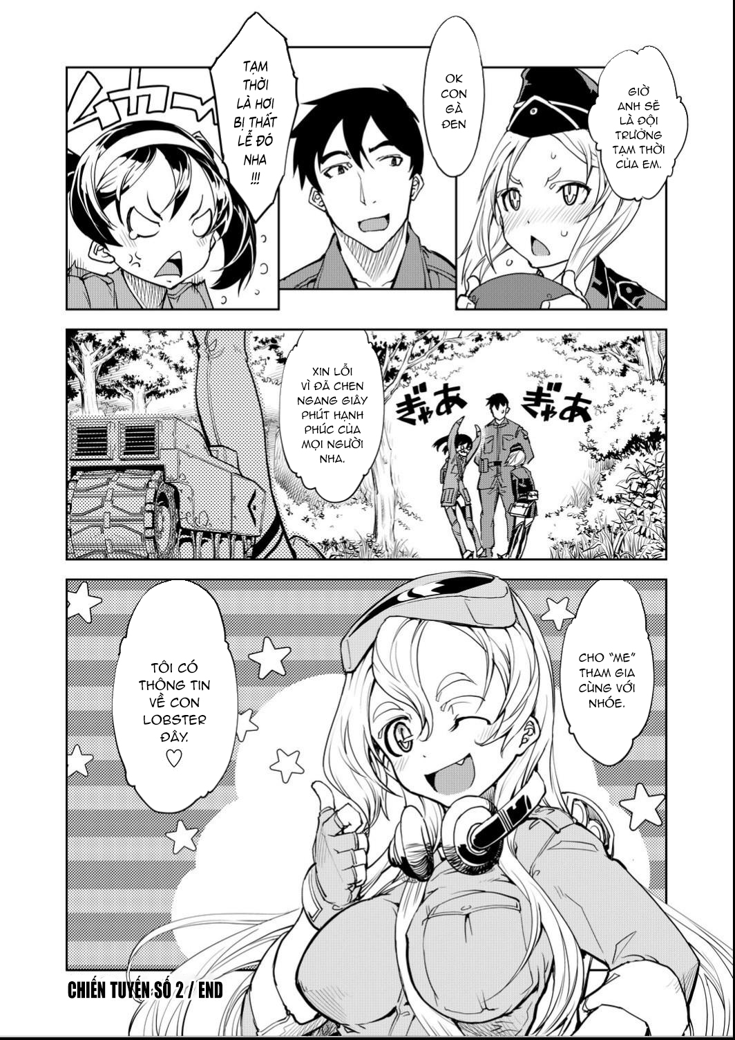 Đọc truyện hentai Những thiếu nữ chiến xa - Chiến tuyến số 2