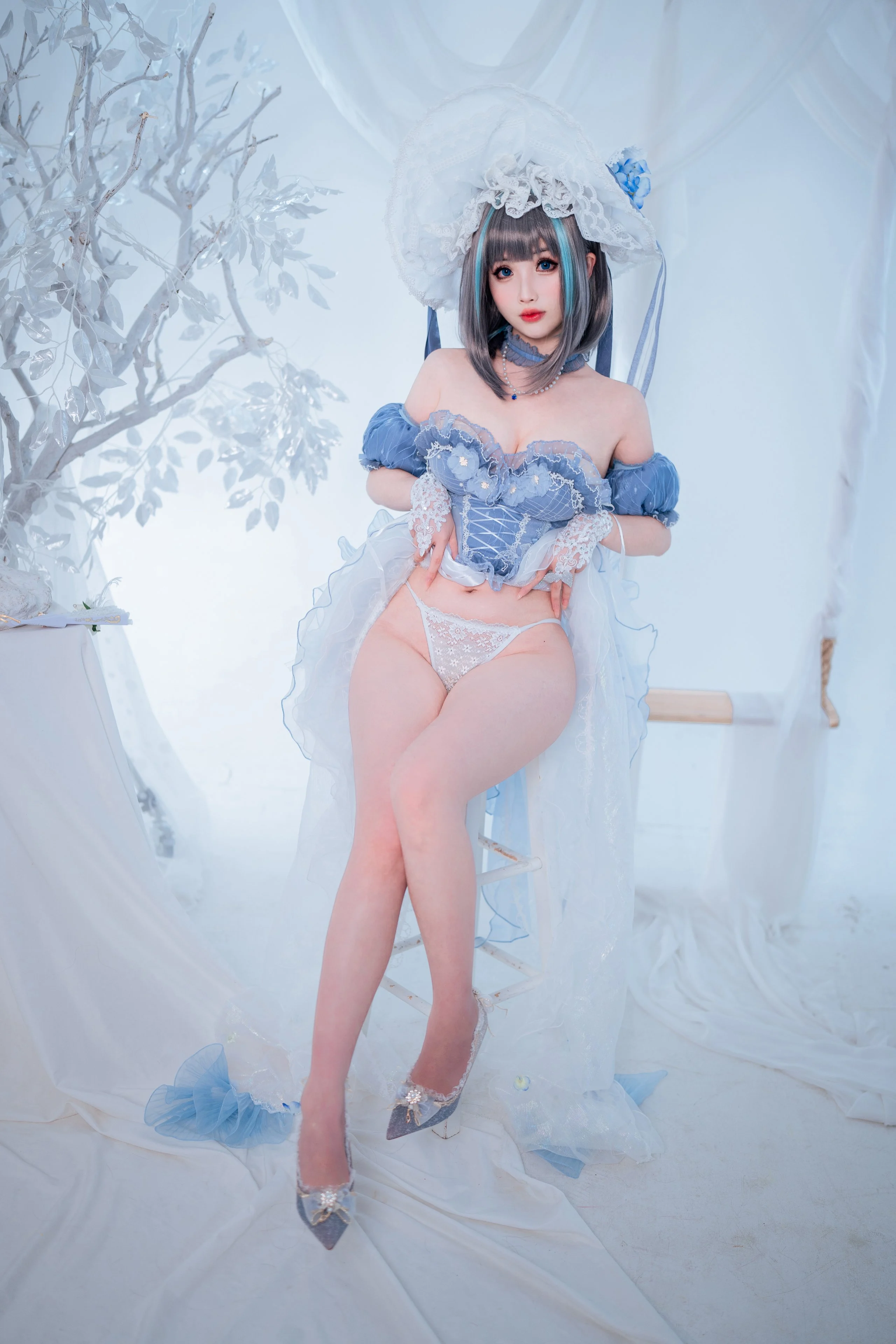 Đọc truyện hentai Tuyển tập Albums siêu phẩm Cosplay - Chap 579 - Ryoko - Cheshire Ice Princess