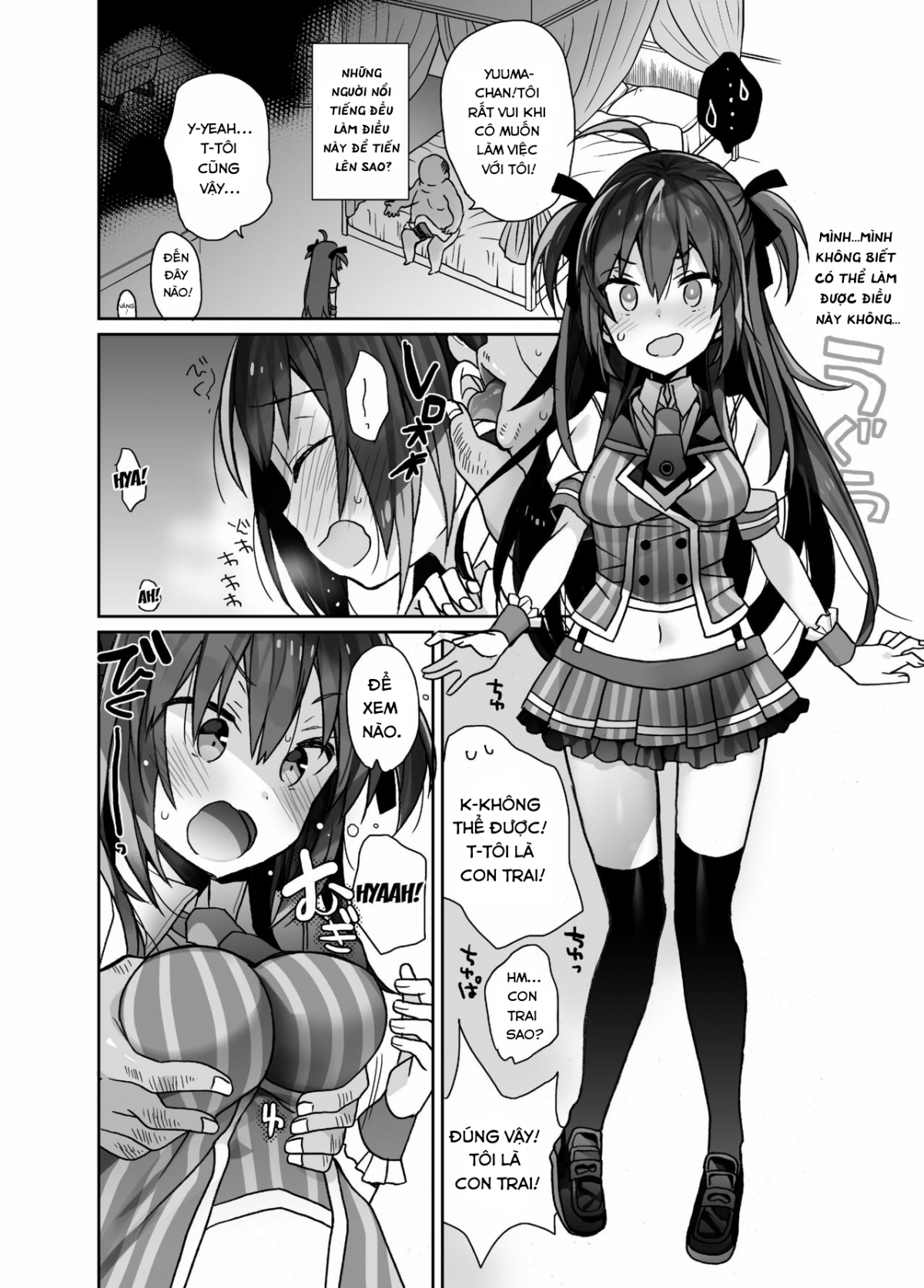 Đọc truyện hentai Nyotaika Shita Ore no Tadareta Idol Seikatsu - Oneshot