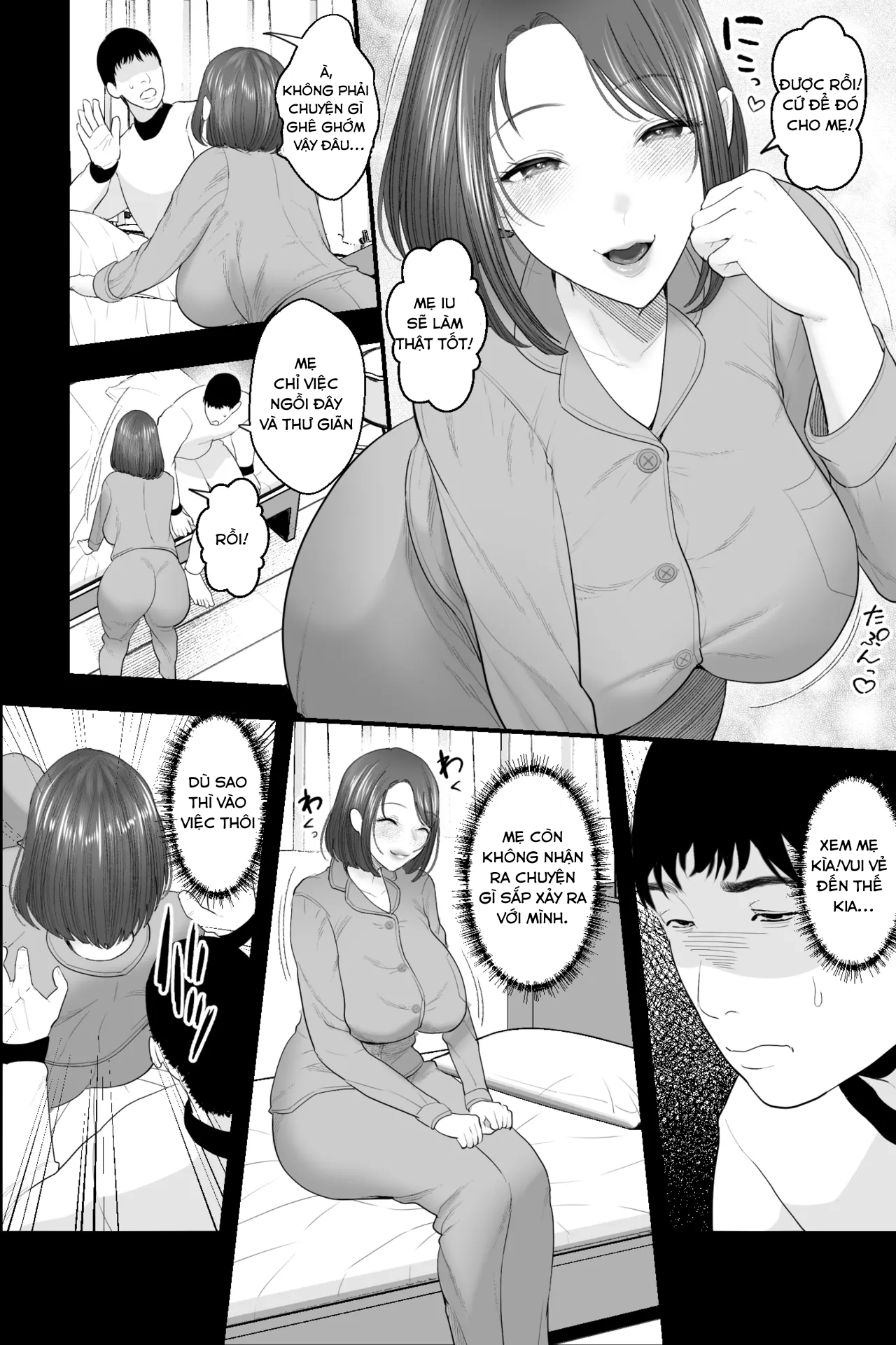 Đọc truyện hentai My Airheaded Mom Was Too Adorably Sexy, So I Had Hypnotized Onahole Sex with Her! - Oneshot