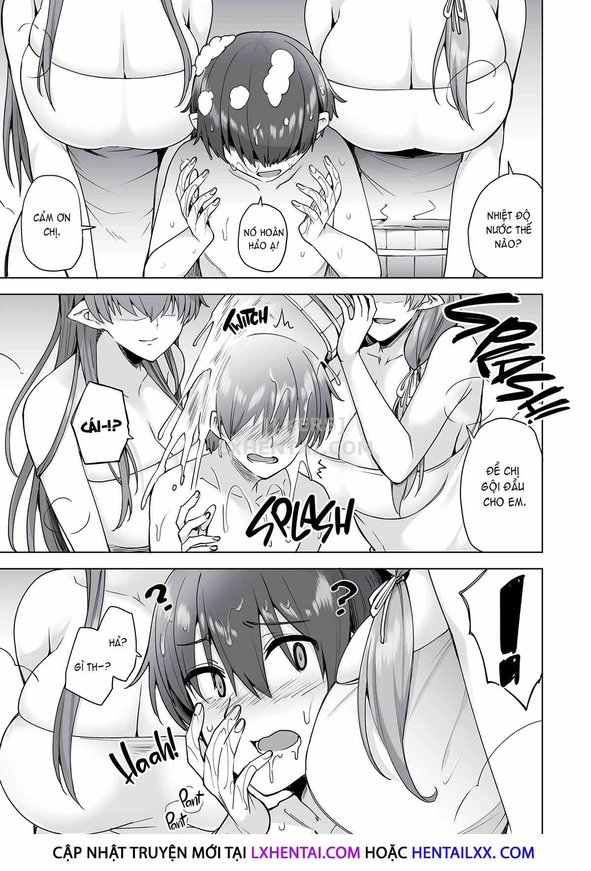 Đọc truyện hentai Spirited Away To The Snow Women's Harem - Oneshot