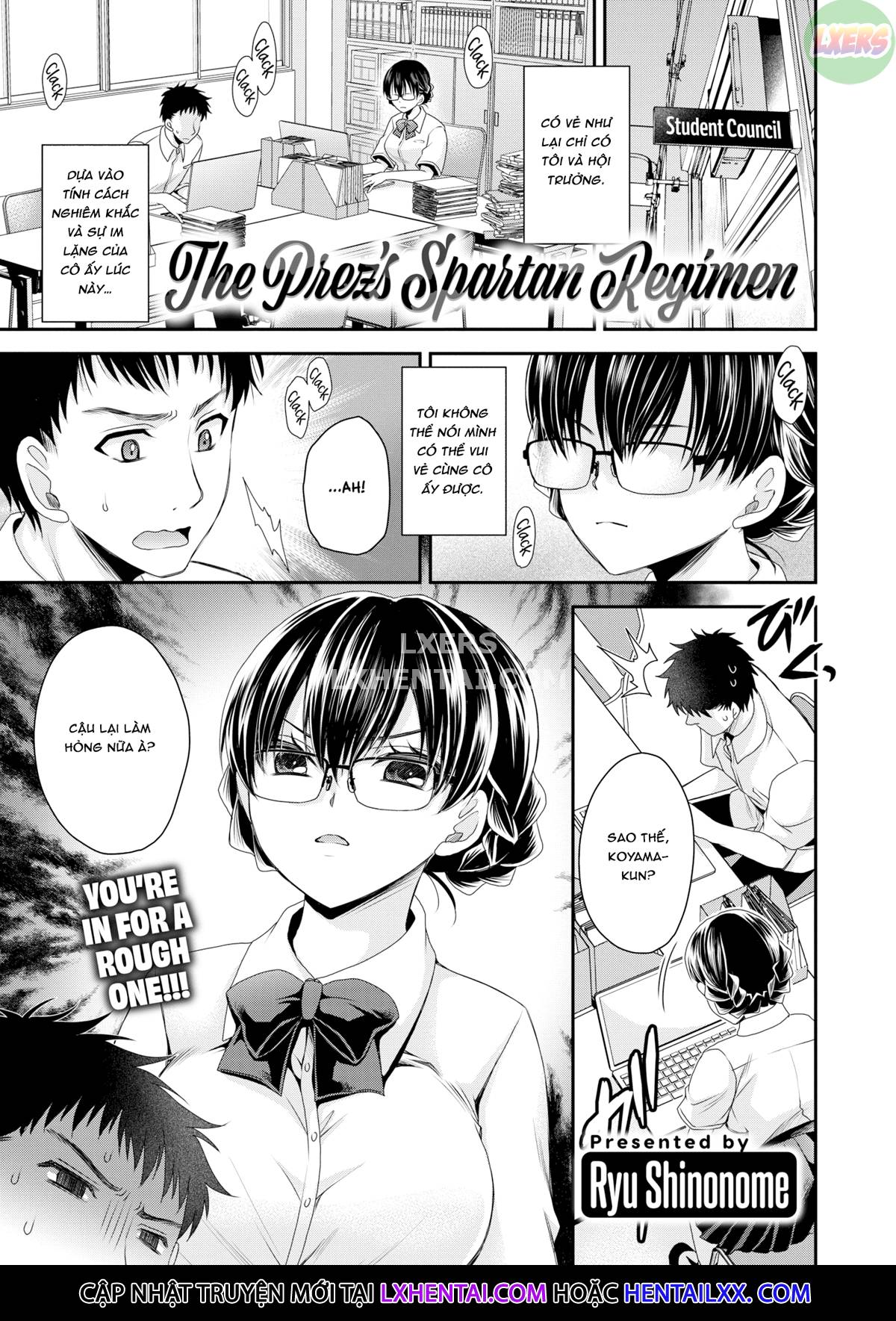 Đọc truyện hentai Chế độ nghiêm khắc của hội trưởng - Oneshot