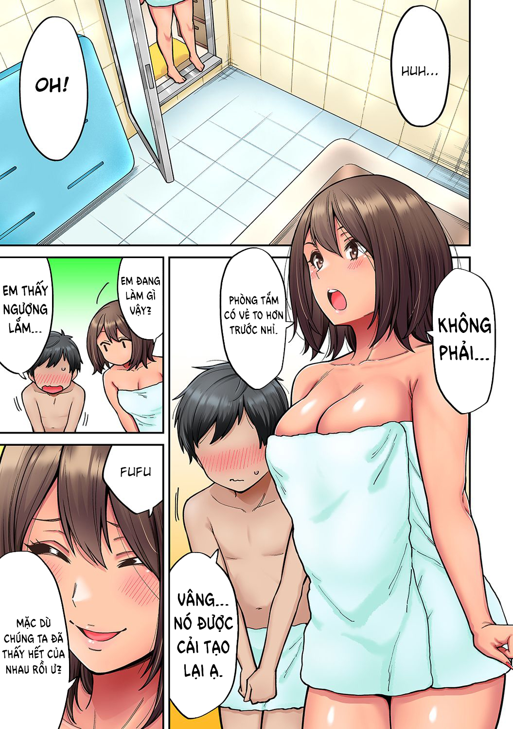 Đọc truyện hentai Bà chị tôi mến đã trở về trong bộ dạng gái lai tây - Chap 3