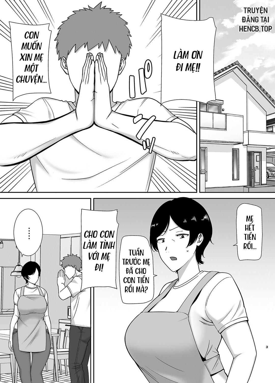 Đọc truyện hentai Mẹ cũng là phụ nữ - Chap 1 - Có che