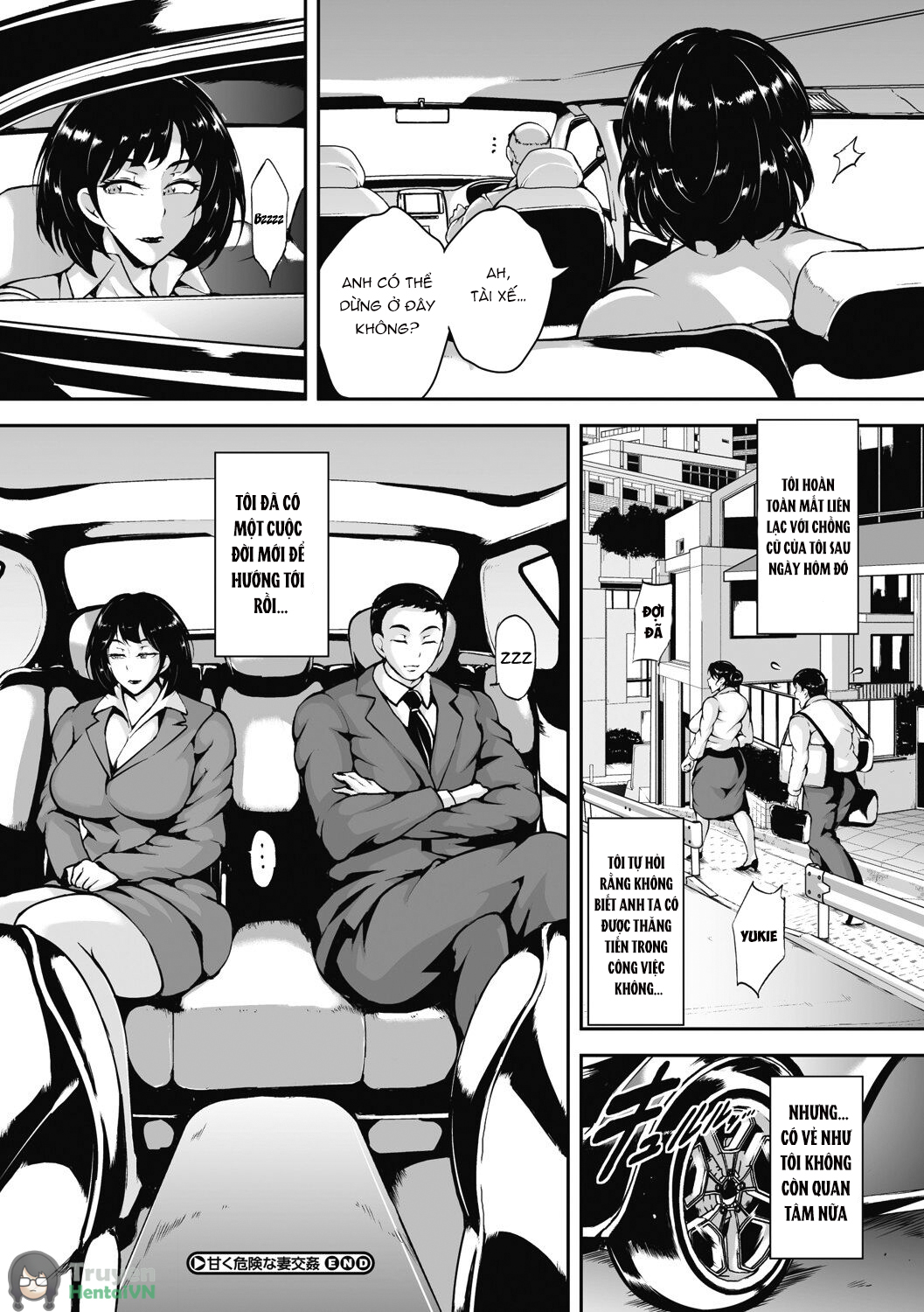 Đọc truyện hentai Akaneiro ni Modaeru Hitozuma - Wife Writhing in Madder - Oneshot