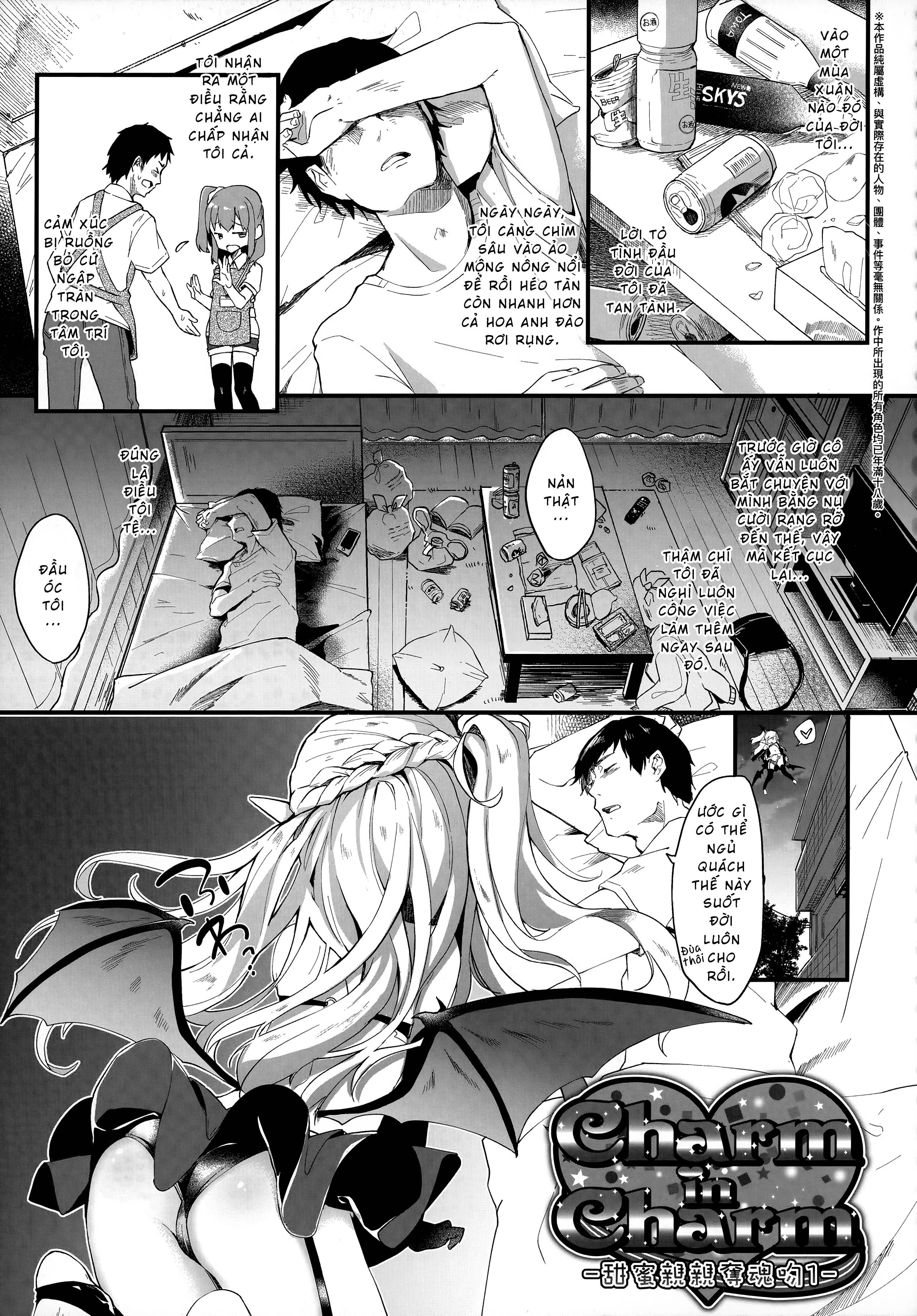 Đọc truyện hentai Boku wa Chiisana Succubus no Shimobe [Uncen] - Chap 1