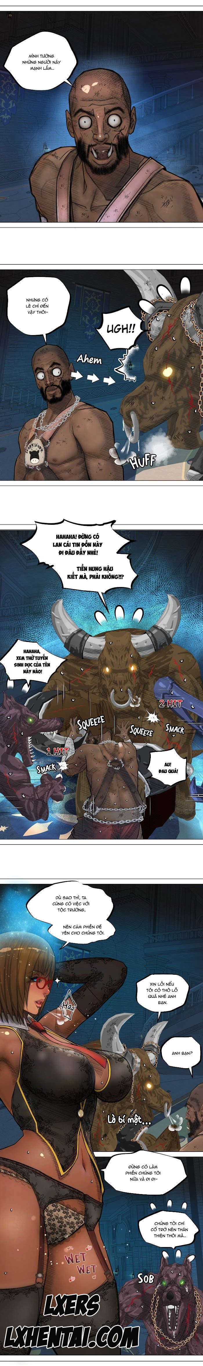 Đọc truyện hentai Nữ Hoàng Dark Elf Và Nô Lệ Orc - Chap 7