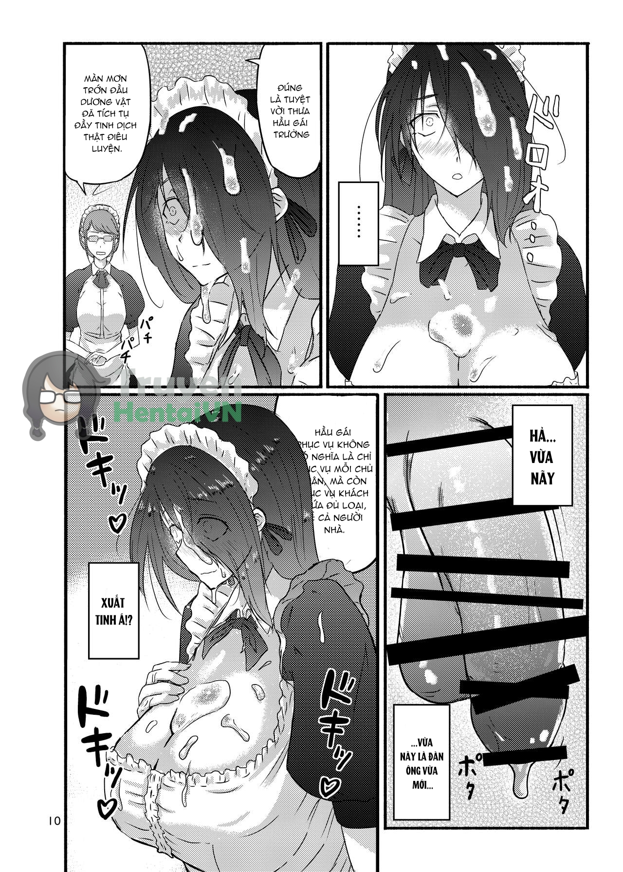 Đọc truyện hentai Futsuu no Inkya no JK Datta kedo, Maid ni Sarete, Makasare Haramasare Shussan Saserarete Bitch ni Naremashita! - Oneshot