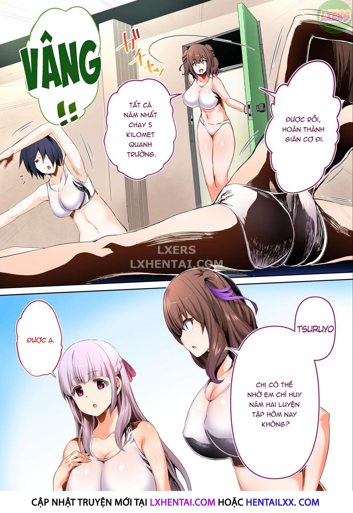 Đọc truyện hentai Rikujoubu Buchou To Fukubuchou Wa Ore No Nama Onaho!!! - Chap 1