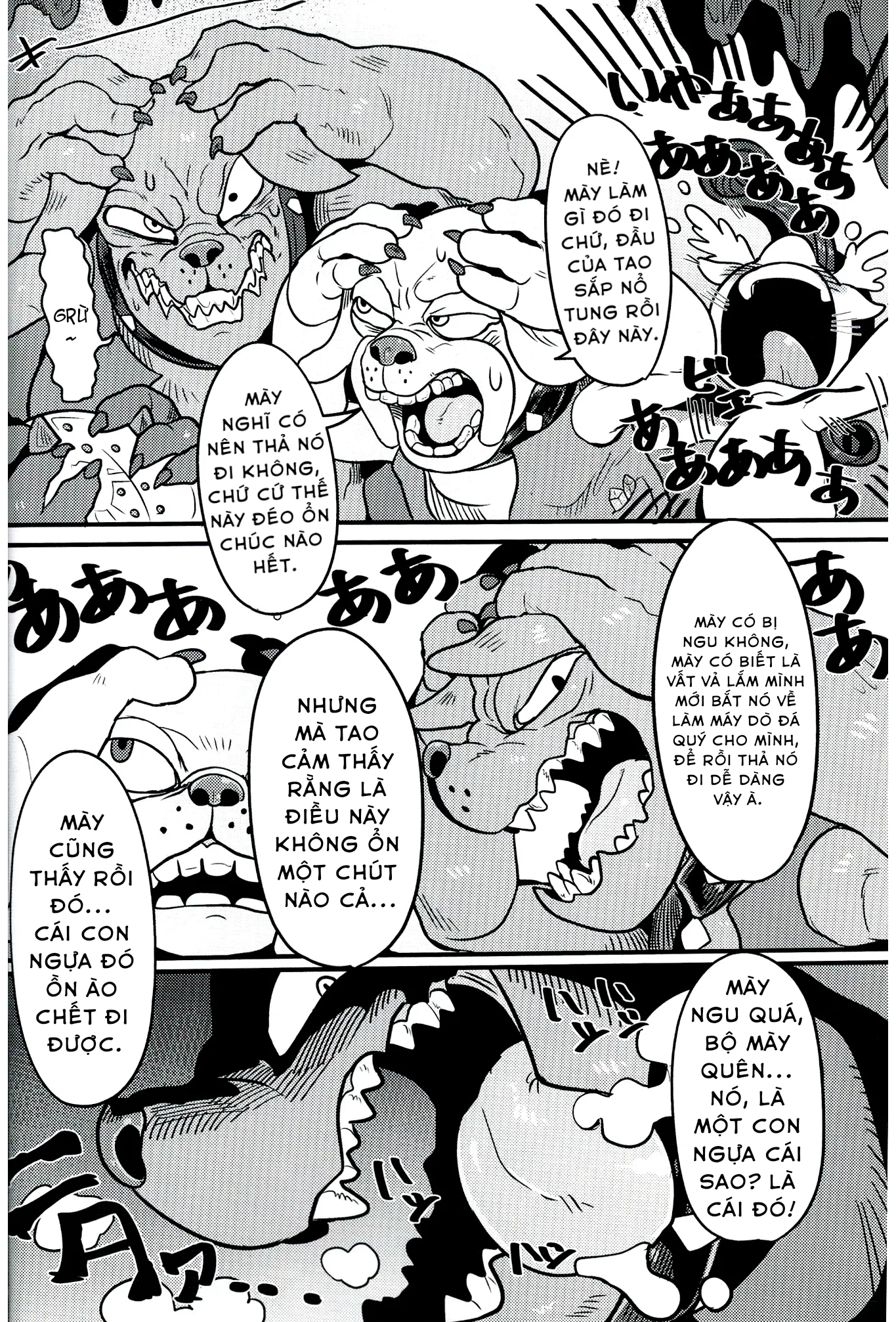 Đọc truyện hentai Một buổi sếch giữa ngựa và chó - Oneshot