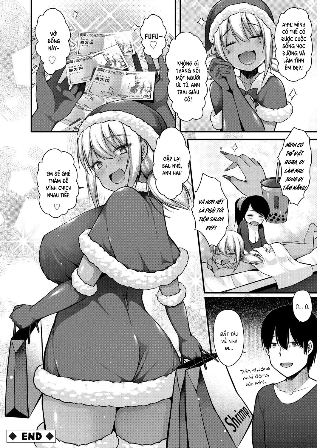 Đọc truyện hentai Chịch em gái mặc đồ Noel - Oneshot
